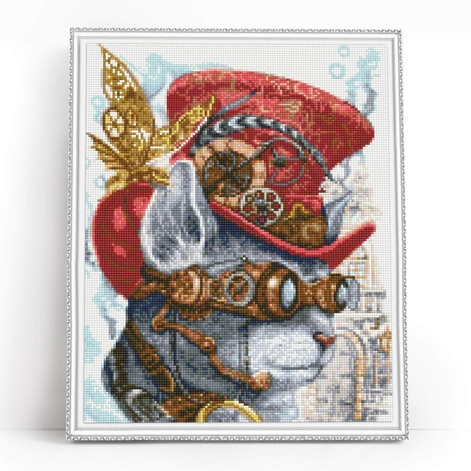 5D Diamond Painting 40x50 cm | Surrealist Cat (LG316e) – Diamond painting | Varvikas.Shop