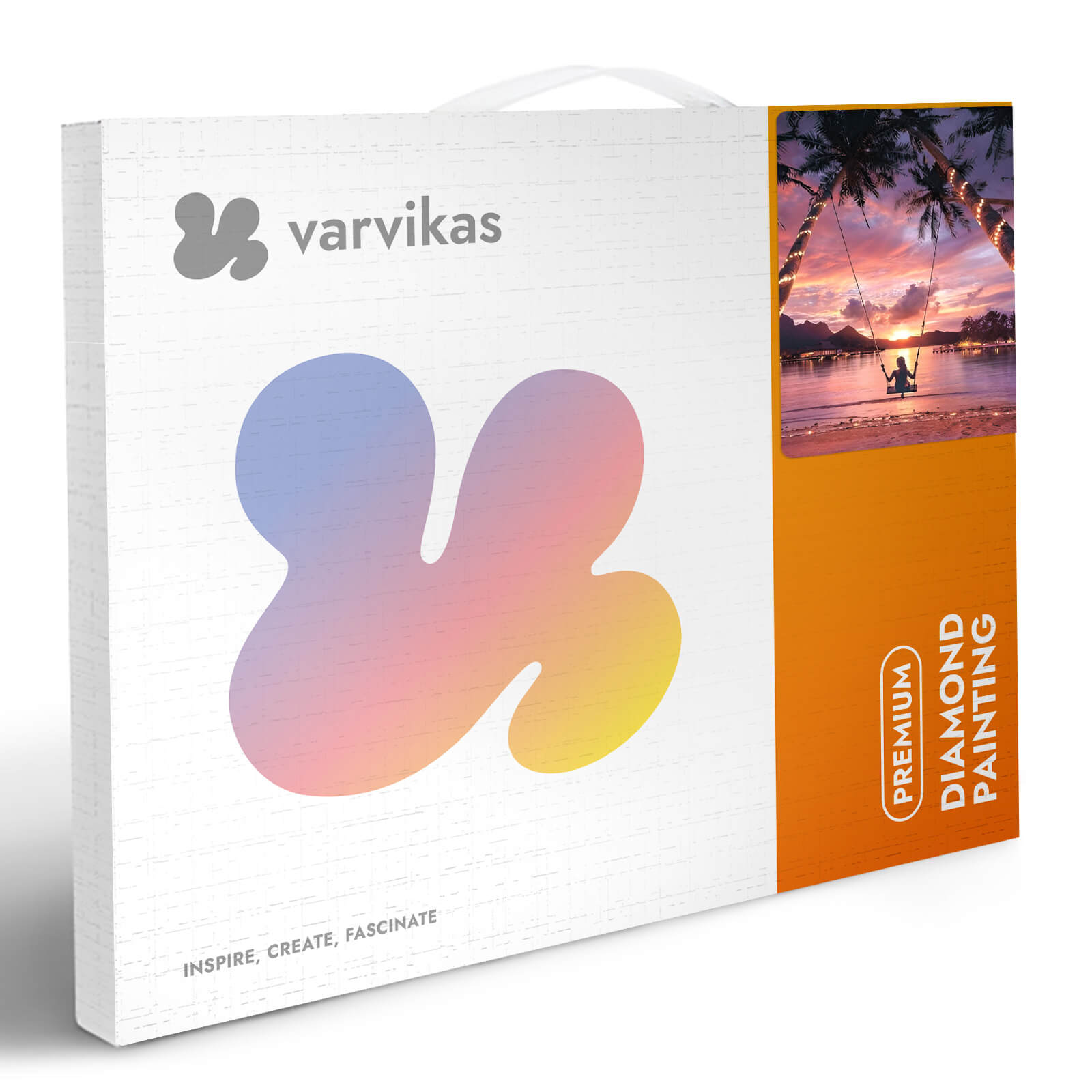 5D Diamond Painting 40x50 cm | Swing in sunset (LG343e) – Diamond painting | Varvikas.Shop