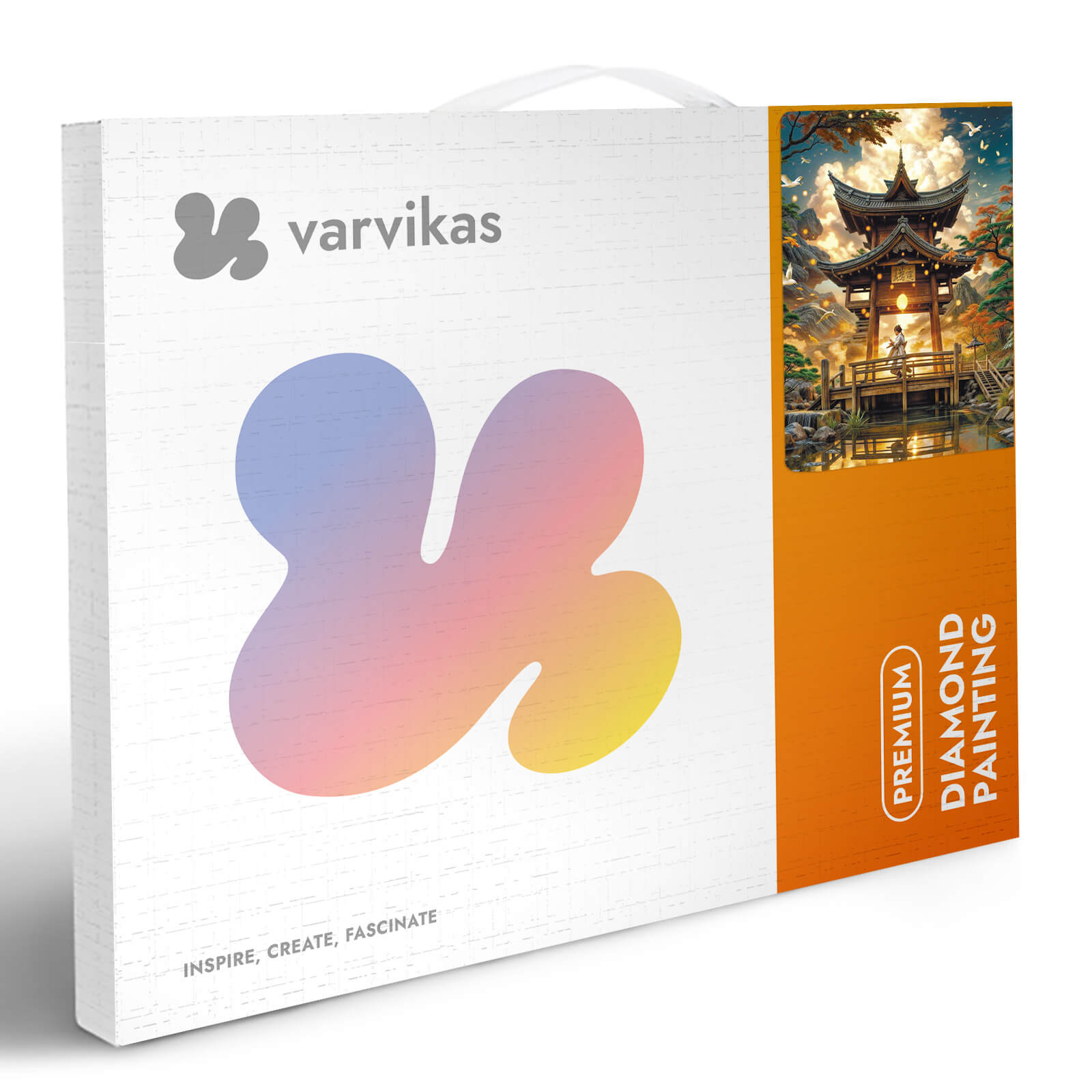 5D Diamond Painting 40x50 cm | Temple in the Mountains (LG361e) – Diamond painting | Varvikas.Shop