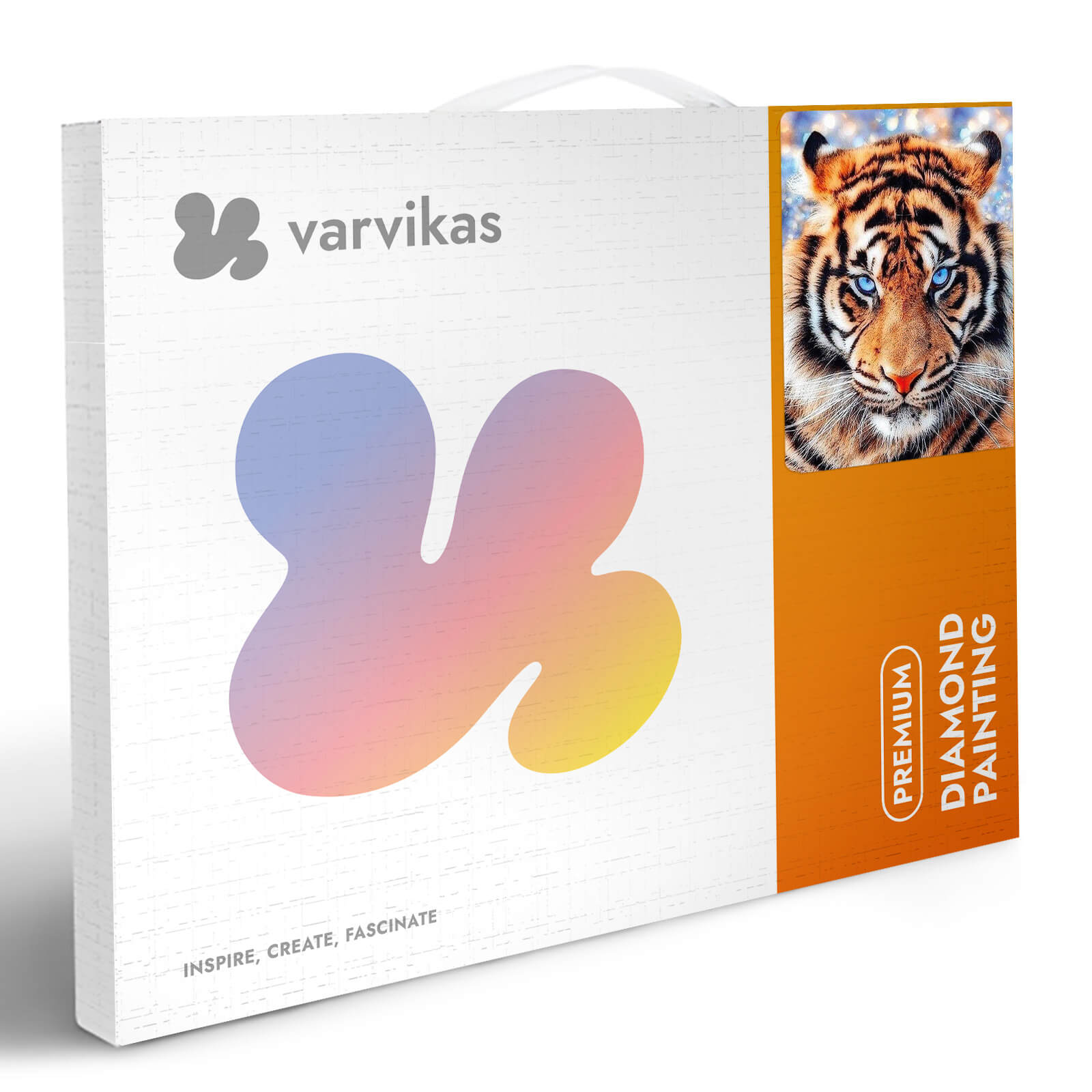 5D Diamond Painting 40x50 cm | The Look of Tiger (LG297e) – Diamond painting | Varvikas.Shop