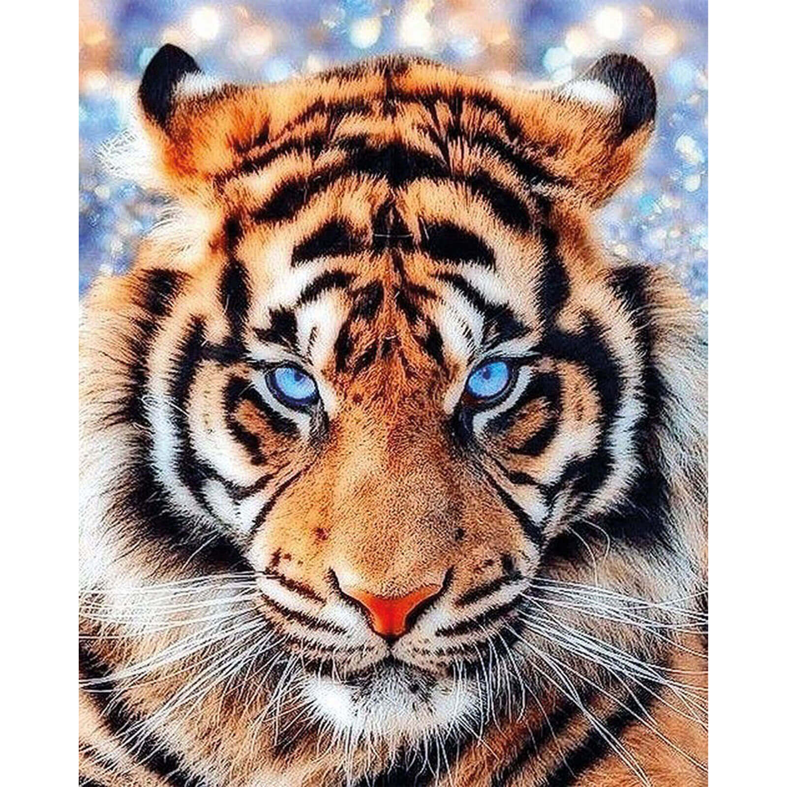 5D Diamond Painting 40x50 cm | The Look of Tiger (LG297e) – Diamond painting | Varvikas.Shop