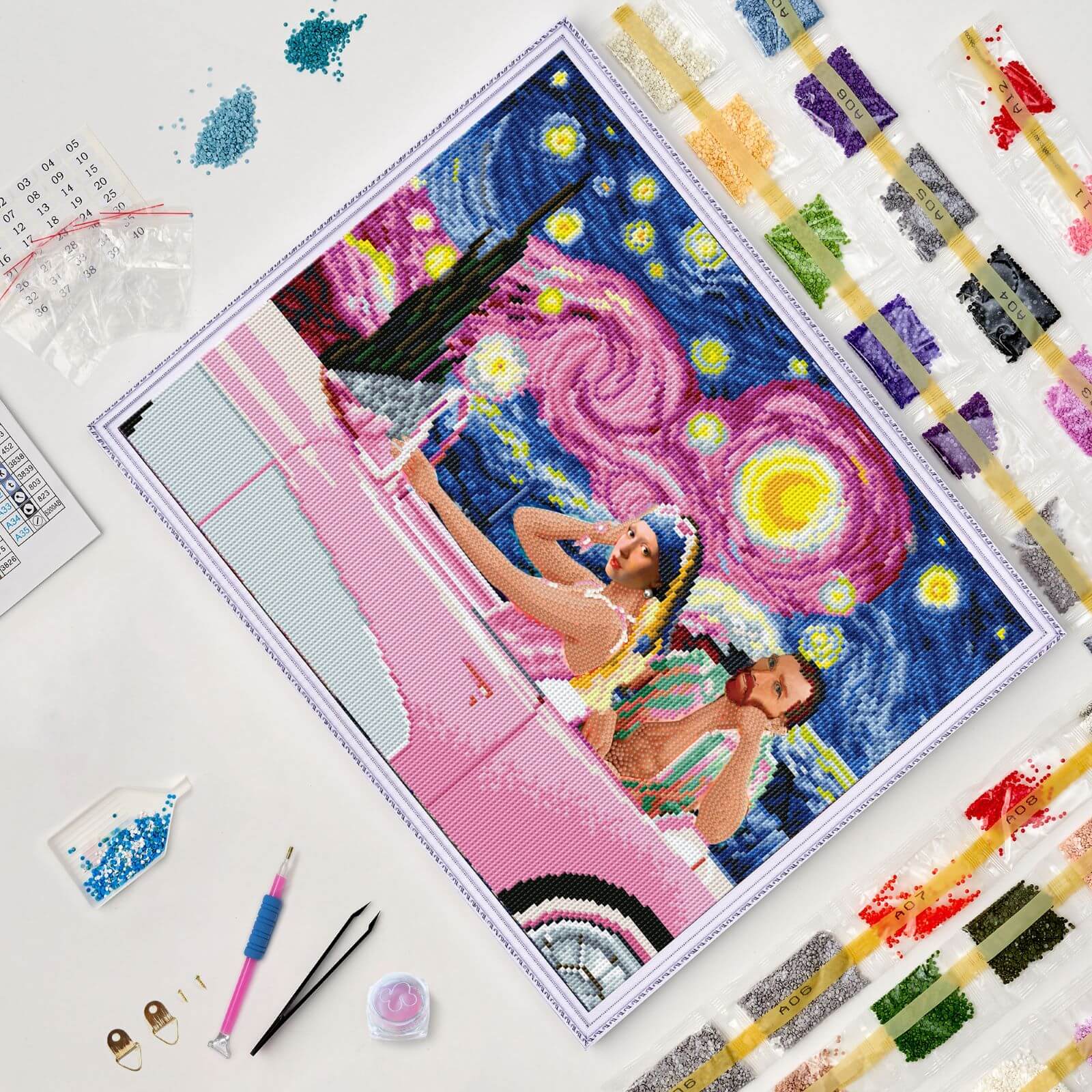 5D Diamond Painting 40x50 cm | Time travel (LG347e) – Diamond painting | Varvikas.Shop