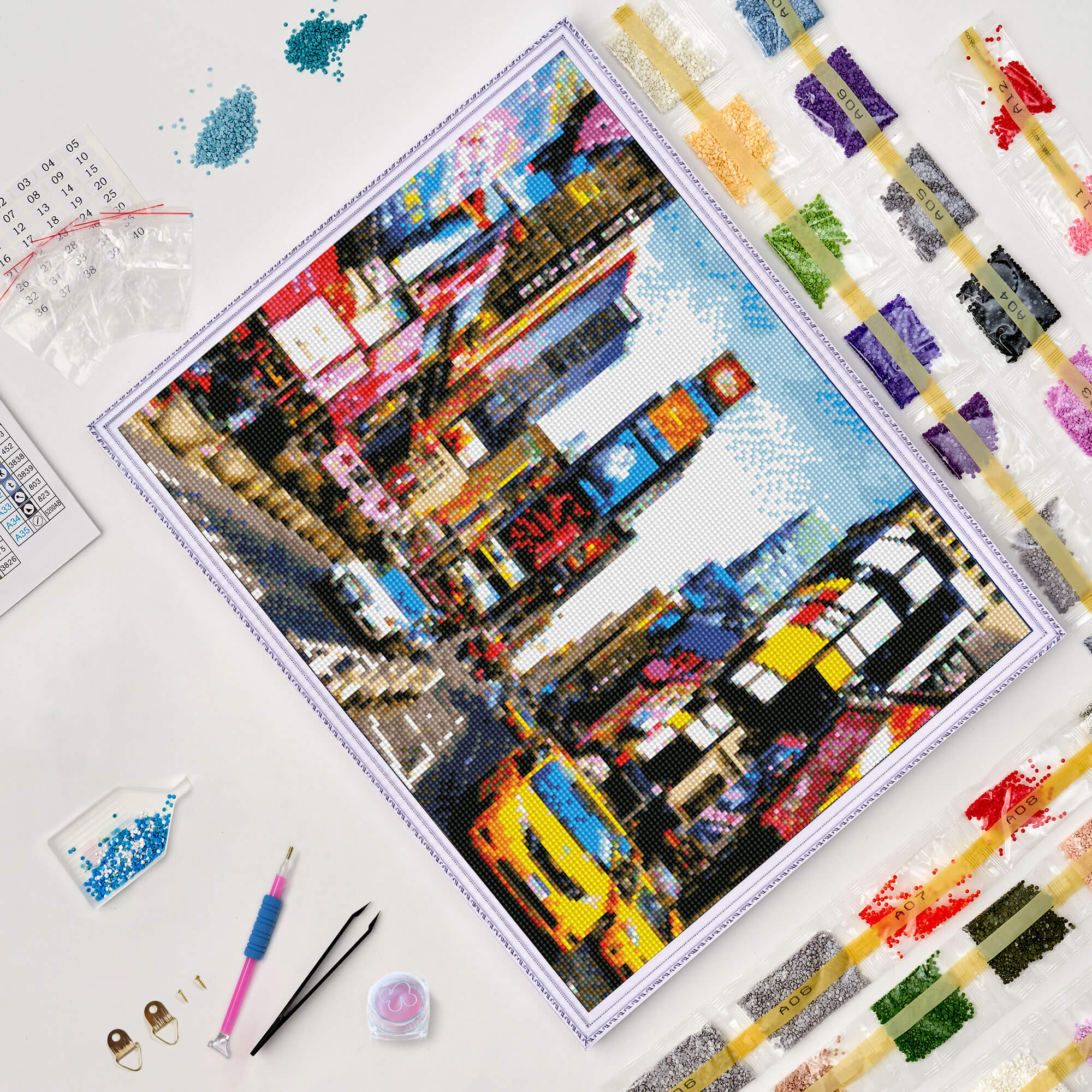 5D Diamond Painting 40x50 cm | Times Square (LG323e) – Diamond painting | Varvikas.Shop