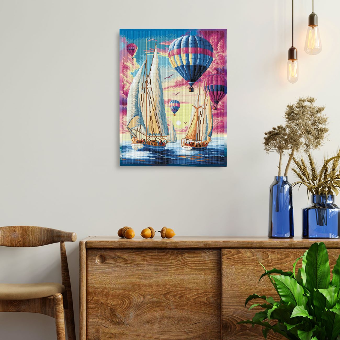 5D Diamond Painting 50x65 cm | Dawn Voyagers (LMC295e) – Diamond painting | Varvikas.Shop