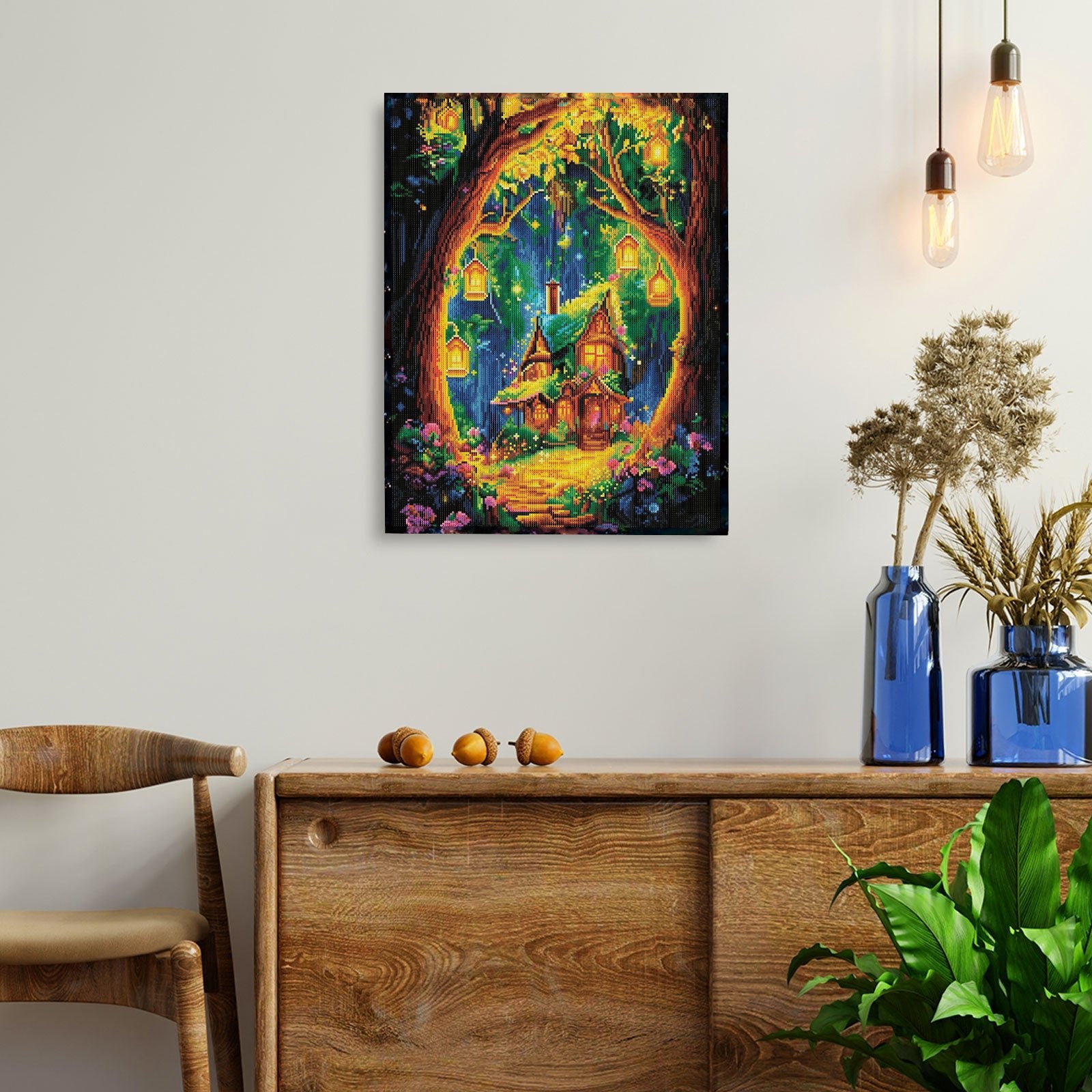 5D Diamond Painting 50x65 cm | Dreamland Cottage (LMC292e) – Diamond painting | Varvikas.Shop