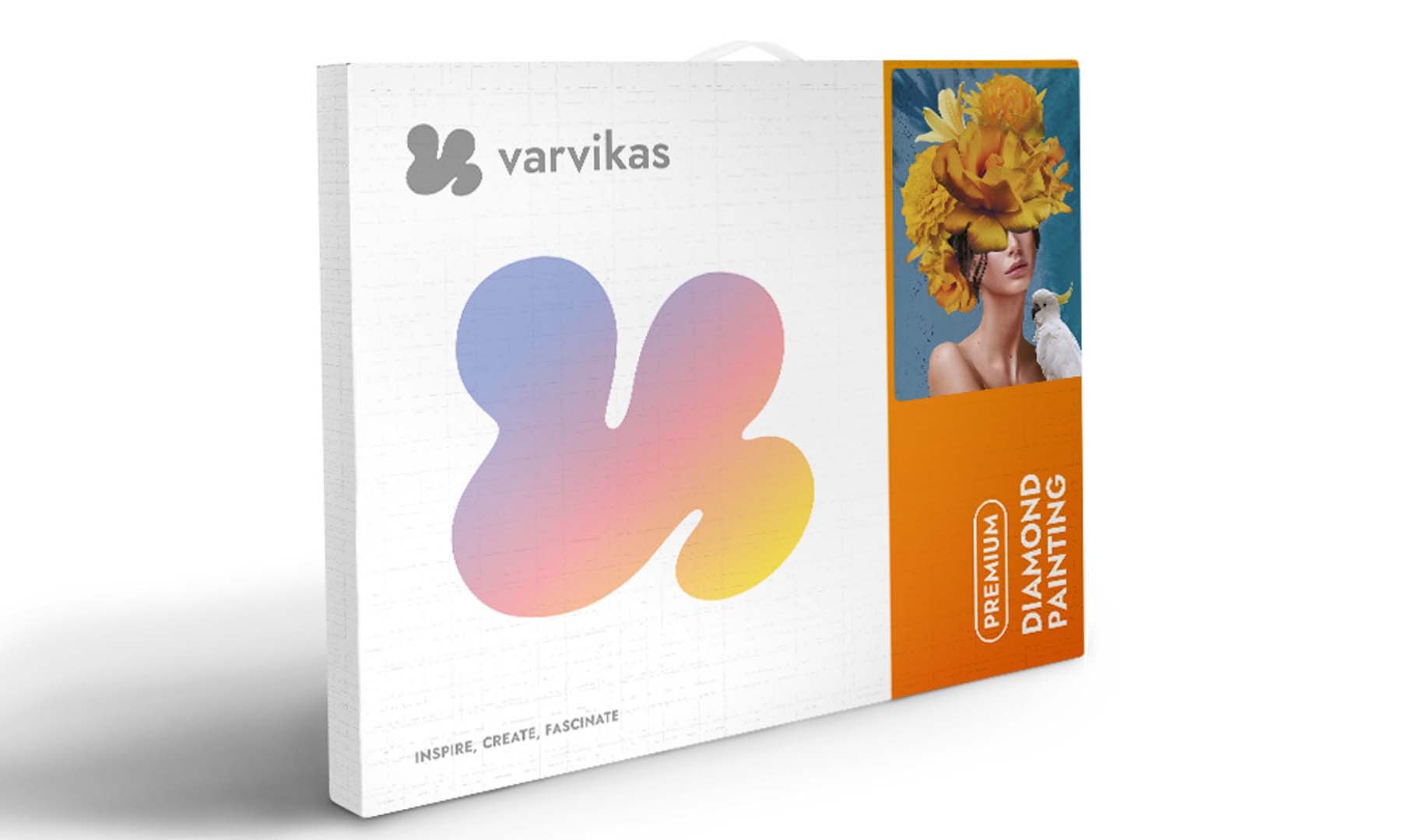 5D Diamond Painting 50x65 cm | Flower Dream in Orange (LMC031e) – Diamond painting | Varvikas.Shop