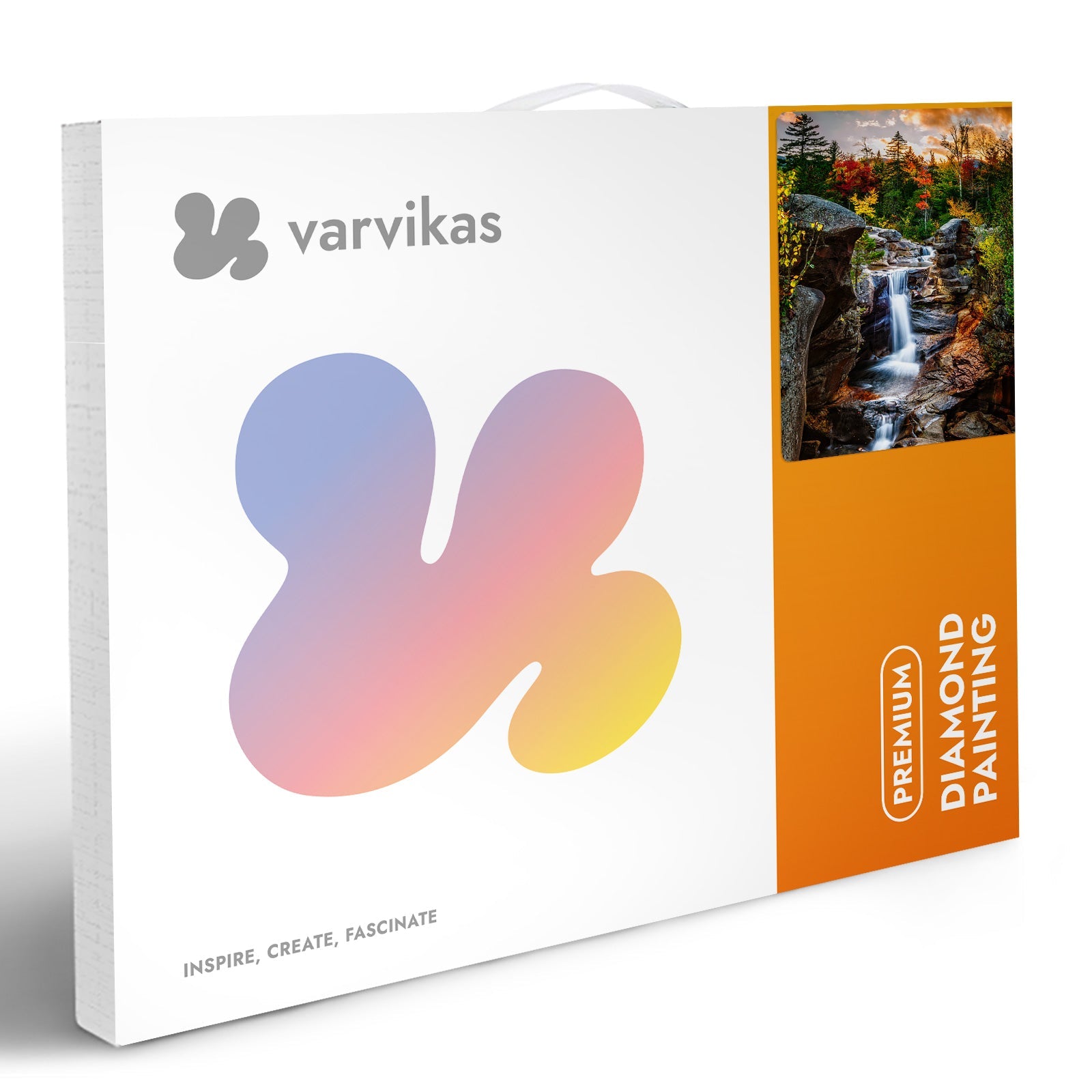 5D Diamond Painting 50x65 cm | Forest Waterfall (LMC035e) – Diamond painting | Varvikas.Shop