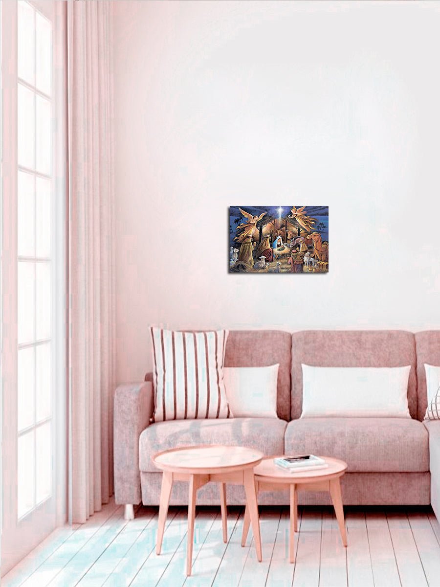 5D Diamond Painting 50x65 cm | Nativity Scene (LMC022e) – Diamond painting | Varvikas.Shop