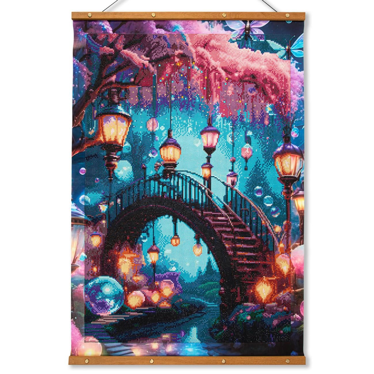 5D Diamond Painting 60x90 cm | Enchanted Street (LZH001e) – Diamond painting | Varvikas.Shop