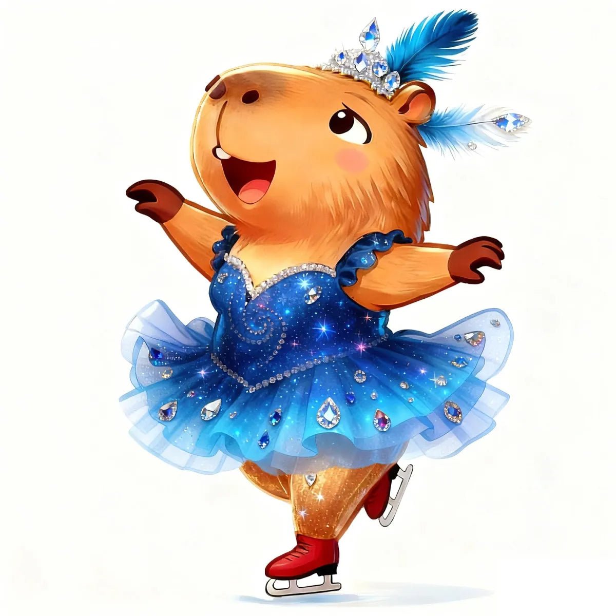 5D Diamond Painting, Capybara Sports (UB04e) – Diamond painting | Varvikas