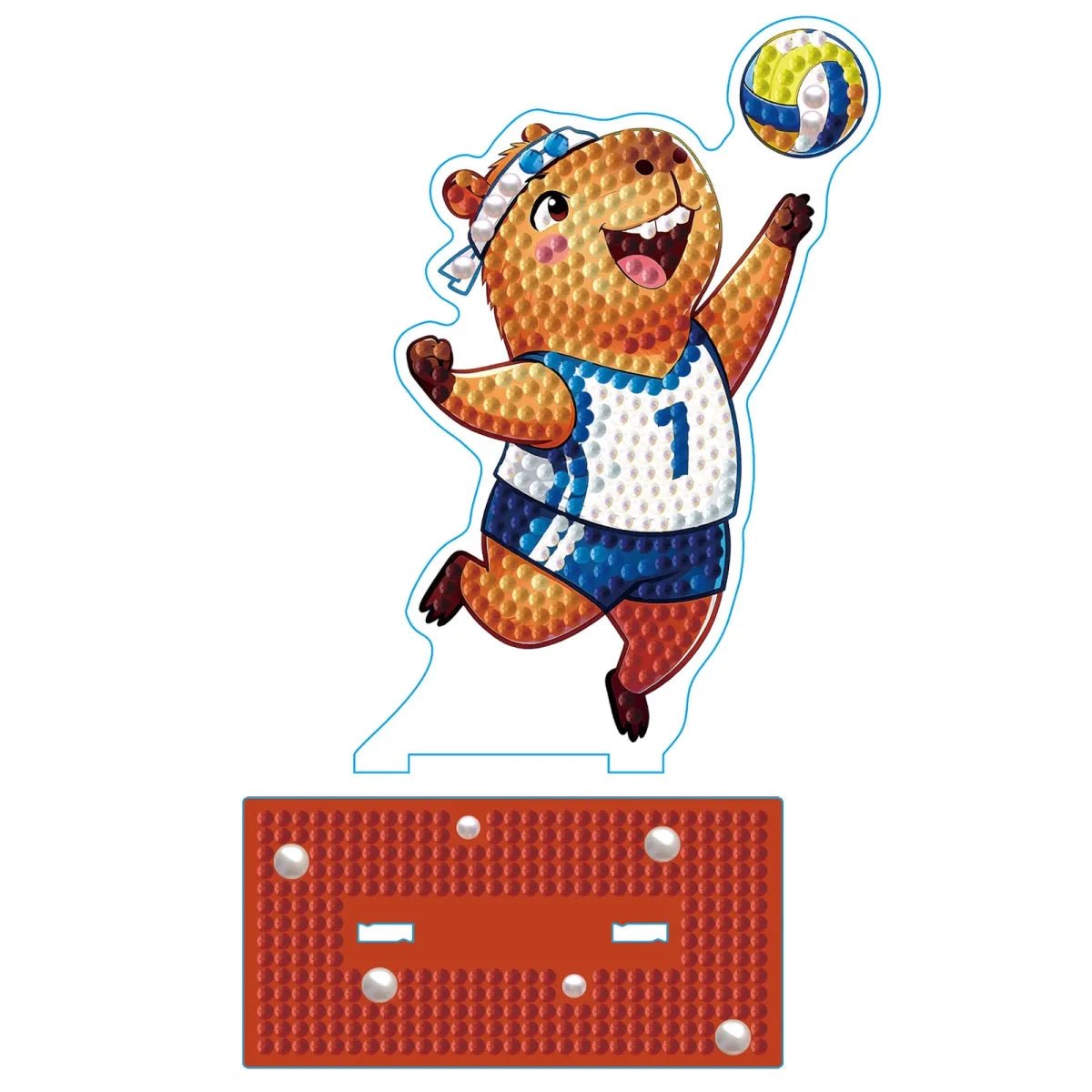 5D Diamond Painting, Capybara Sports (UB04e) – Diamond painting | Varvikas