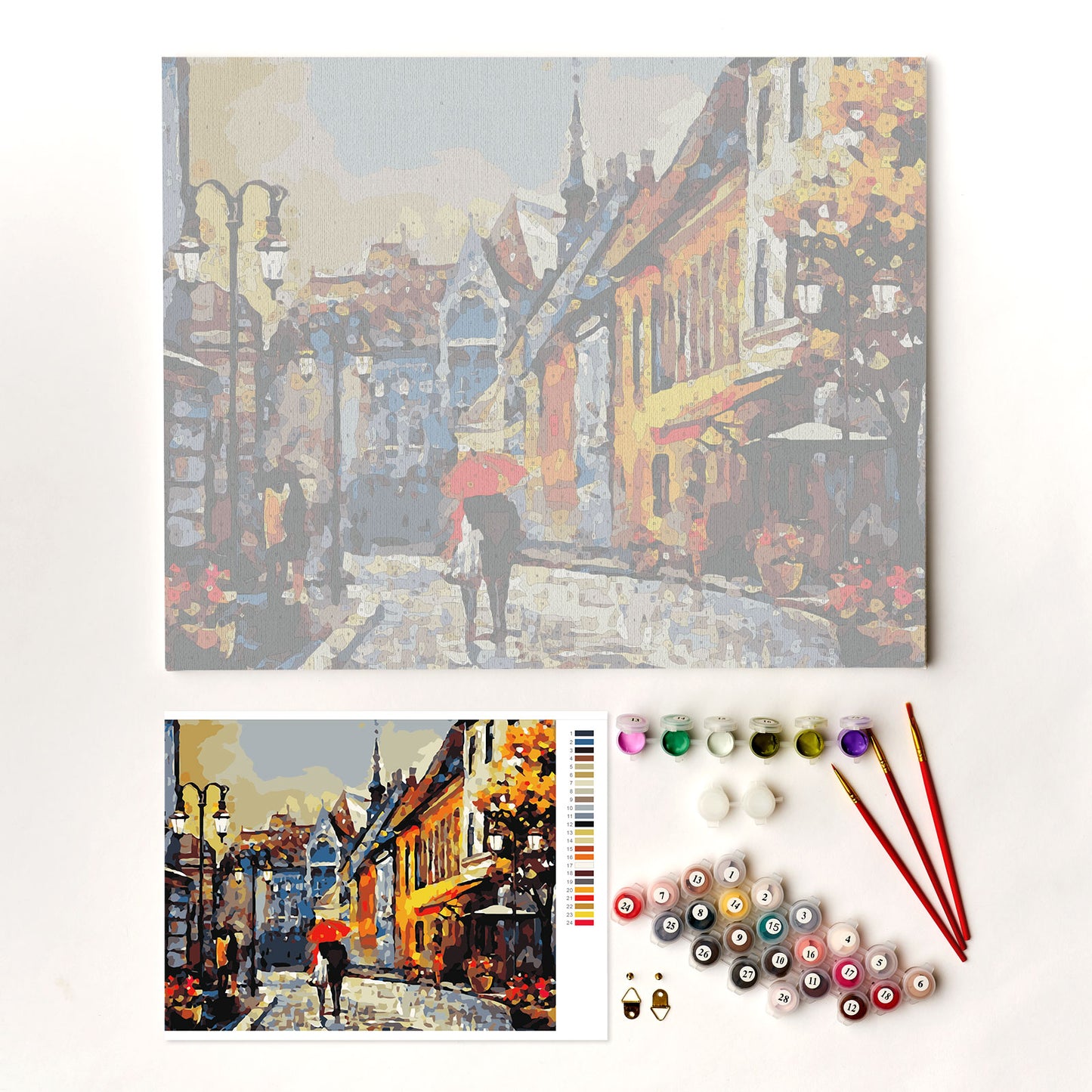 Painting by numbers - MG2159e - European Town