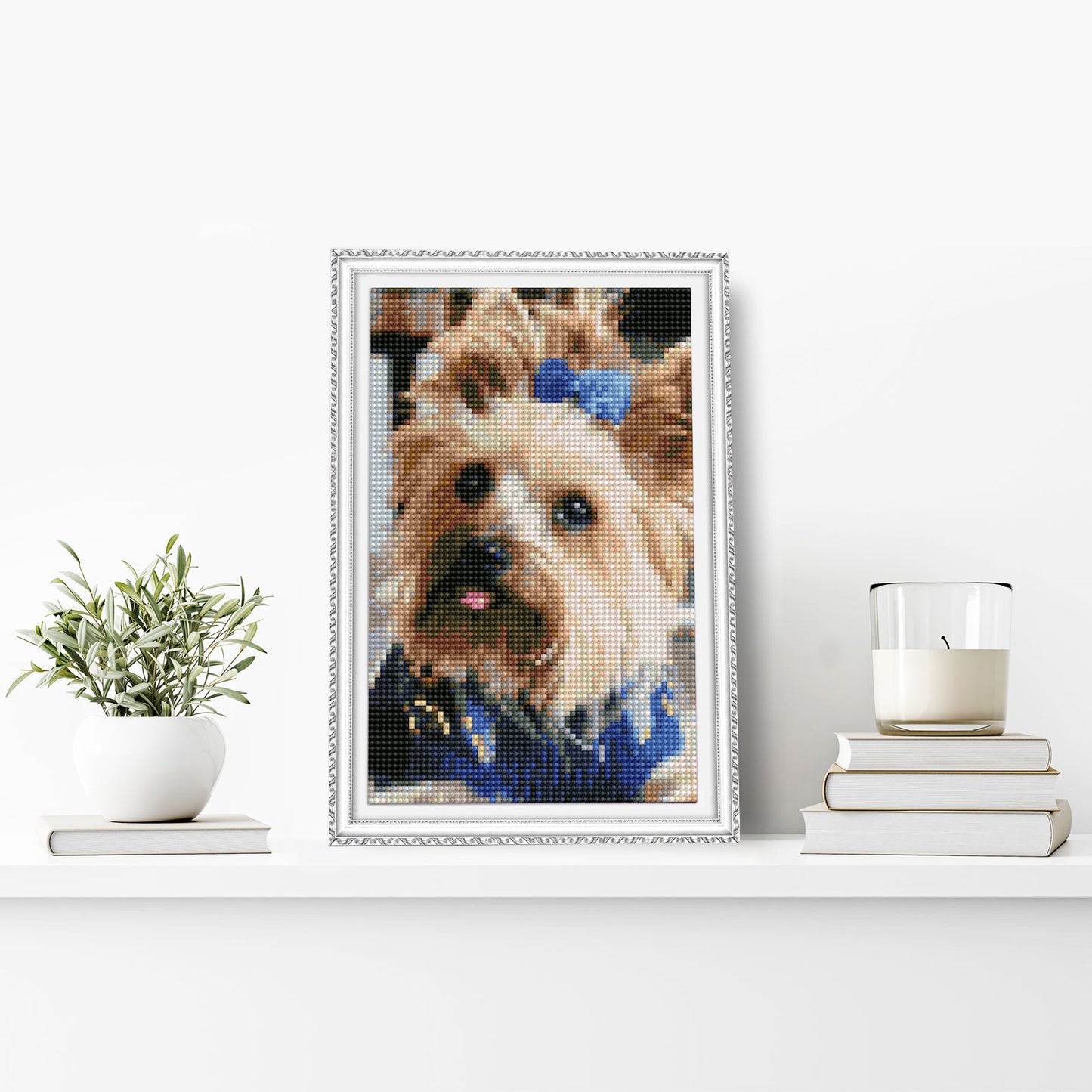 Diamond painting - LC055e - Fluffy Fashionista Image 2