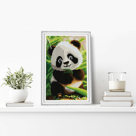 Diamond painting - LC060e - Cute panda