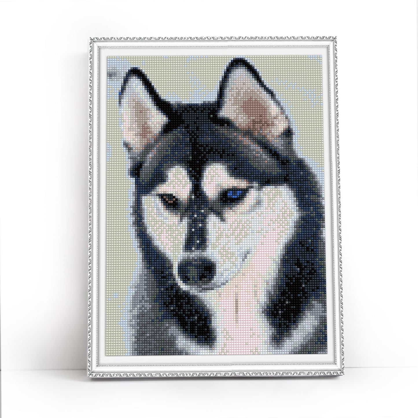 Diamond painting - LE130e - Amazing husky Image 1