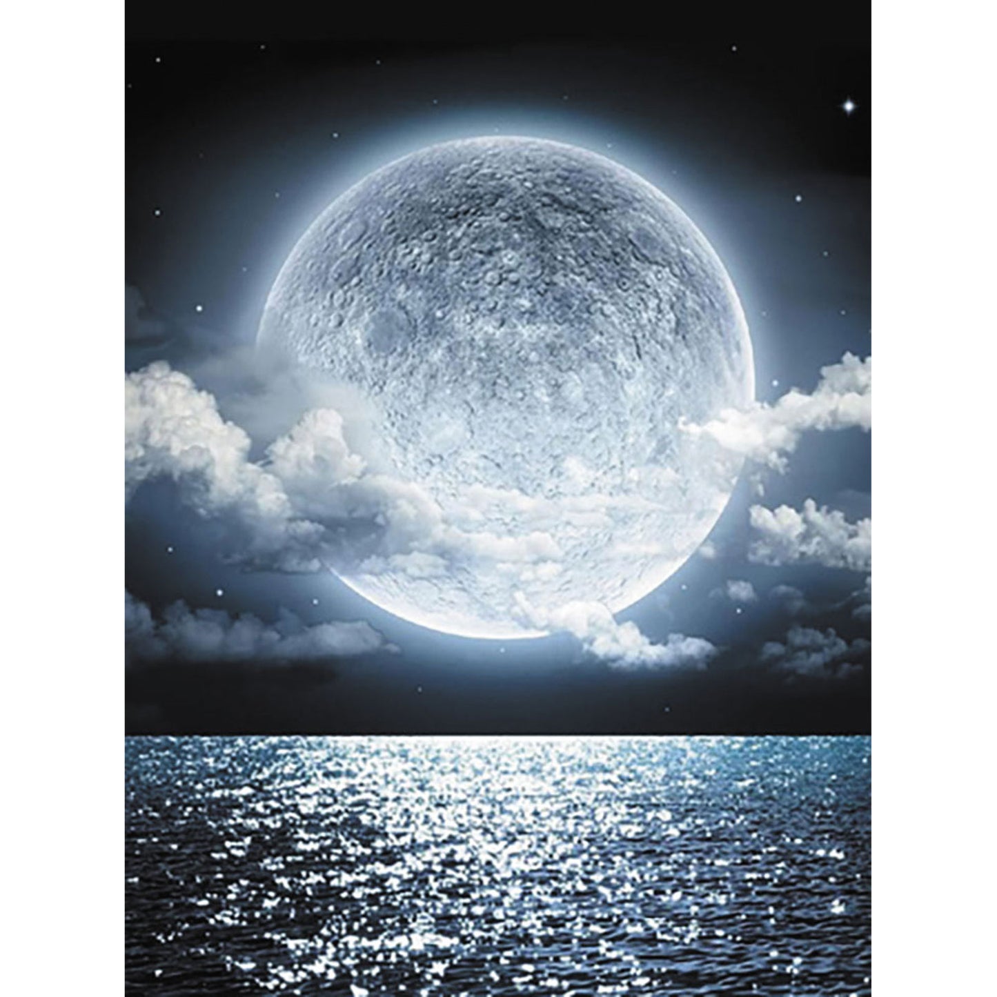 Diamond painting - LE132e - Charming full moon Image 3