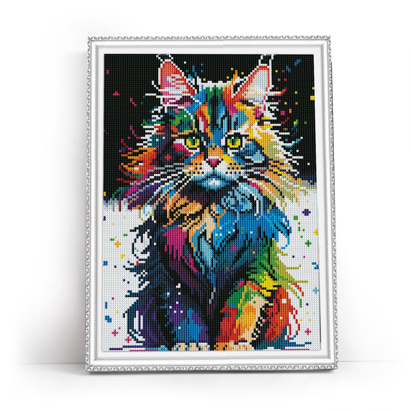 Diamond painting - LE156e - Bright Maine Coon