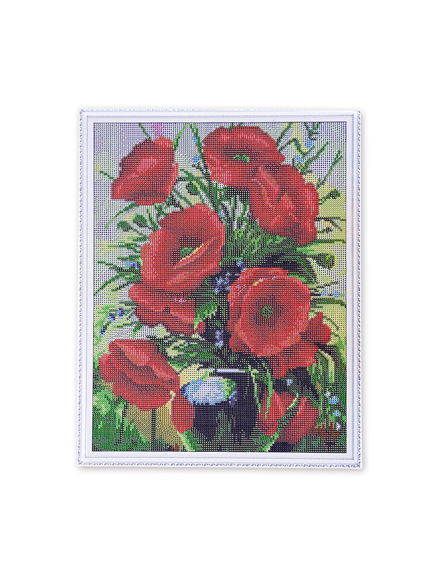 Diamond painting - LG231e - Poppies Bouquet Image 6