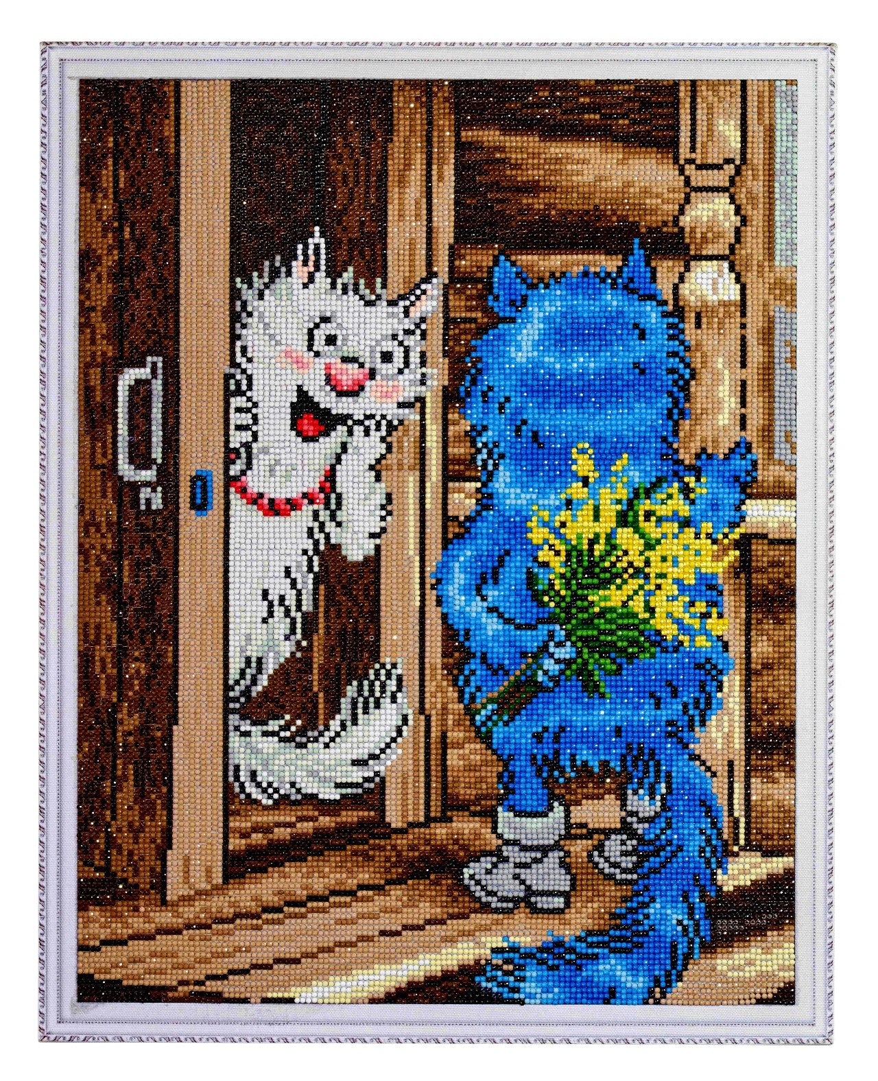 Diamond painting - LG270e - Cats - Pleasant Surprise Image 3