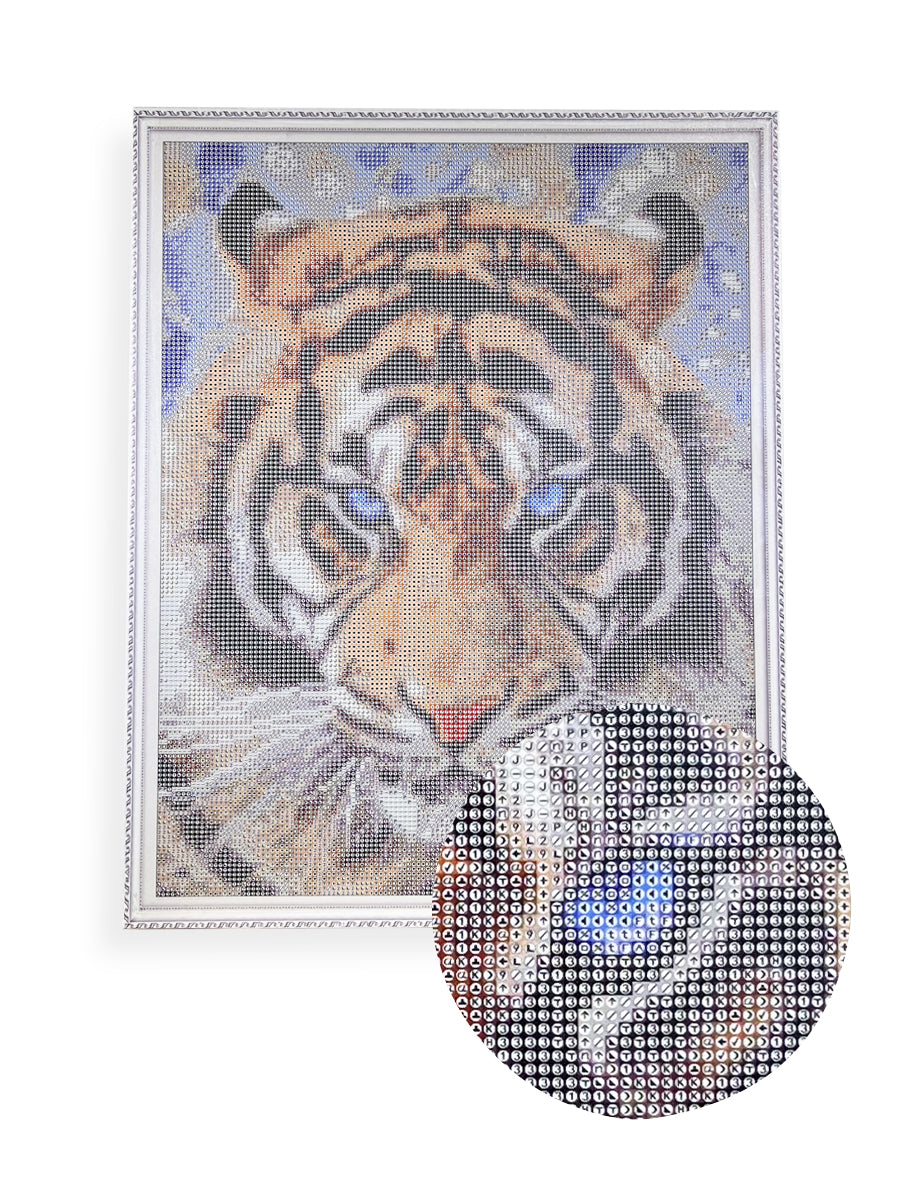 Diamond painting - LG297e - The Look of Tiger Image 6