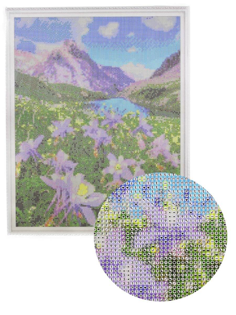 Diamond painting - LG302e - Blooming Meadow Image 6