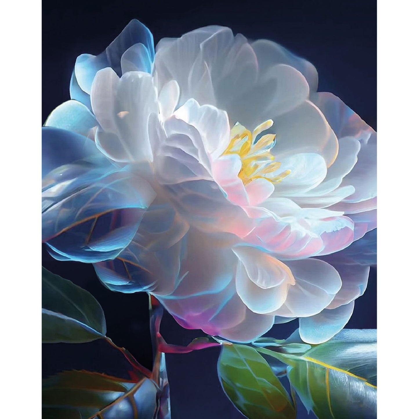 Diamond painting - LG335e - Peony bloom Image 3