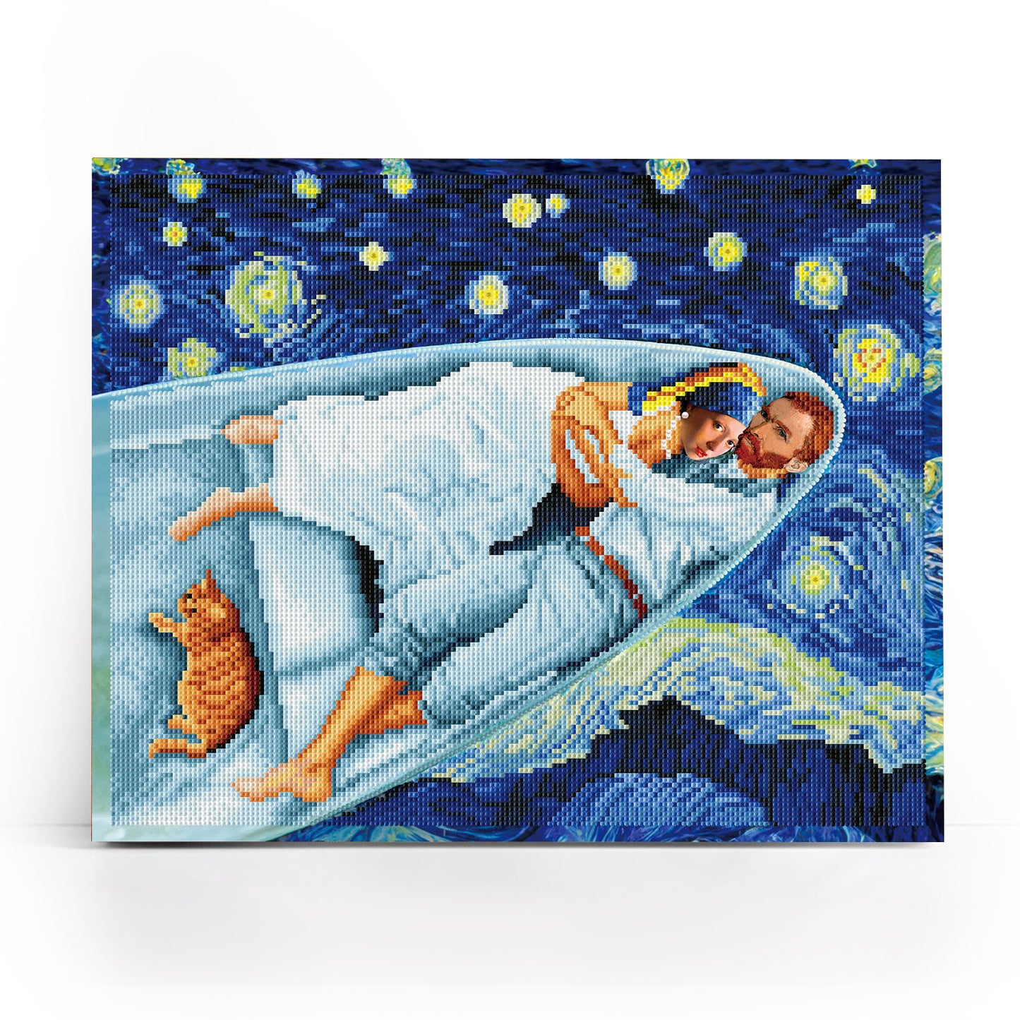 Diamond painting - LG344e - Under the starry sky