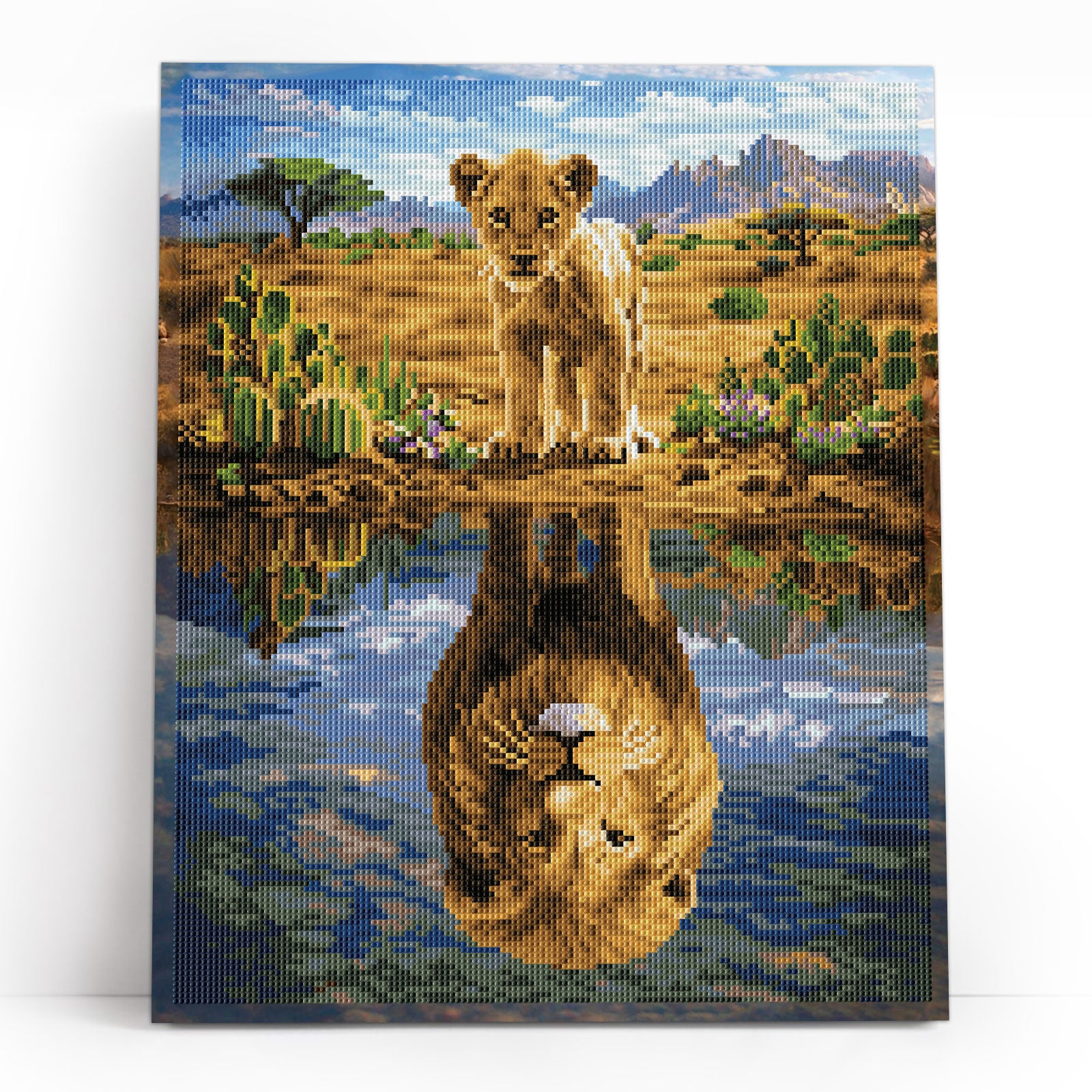 5D Diamond Painting 40×50 cm, Reflection of Power (LG407e)