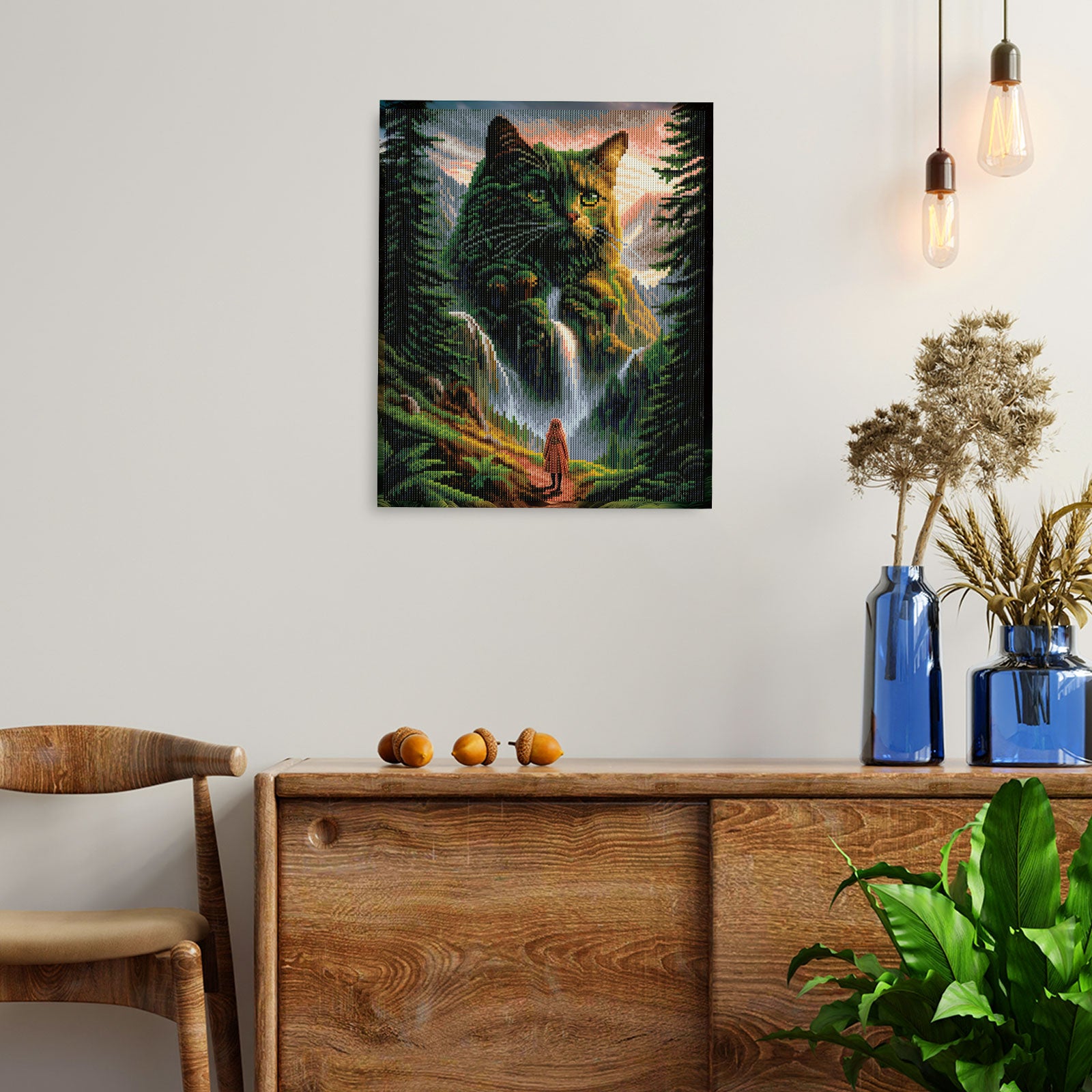 5D Diamond Painting 40×50 cm, Emerald Dream (LG408e)