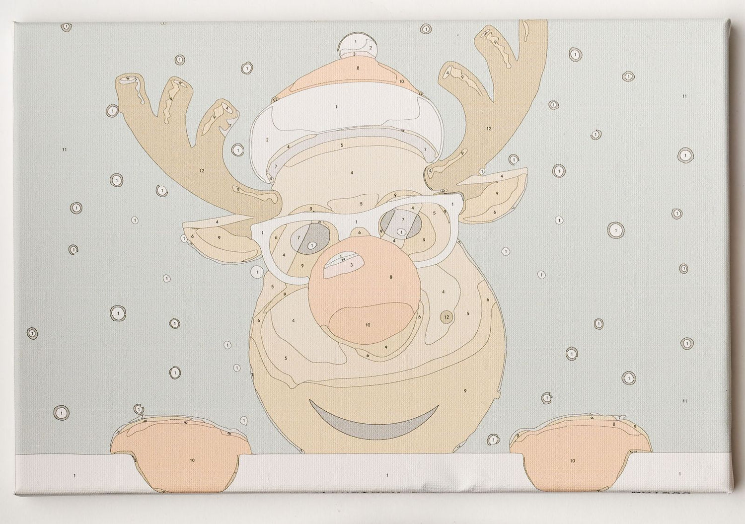 Painting by numbers - MC1055e - Rudolph the Red-Nosed Reindeer Image 6