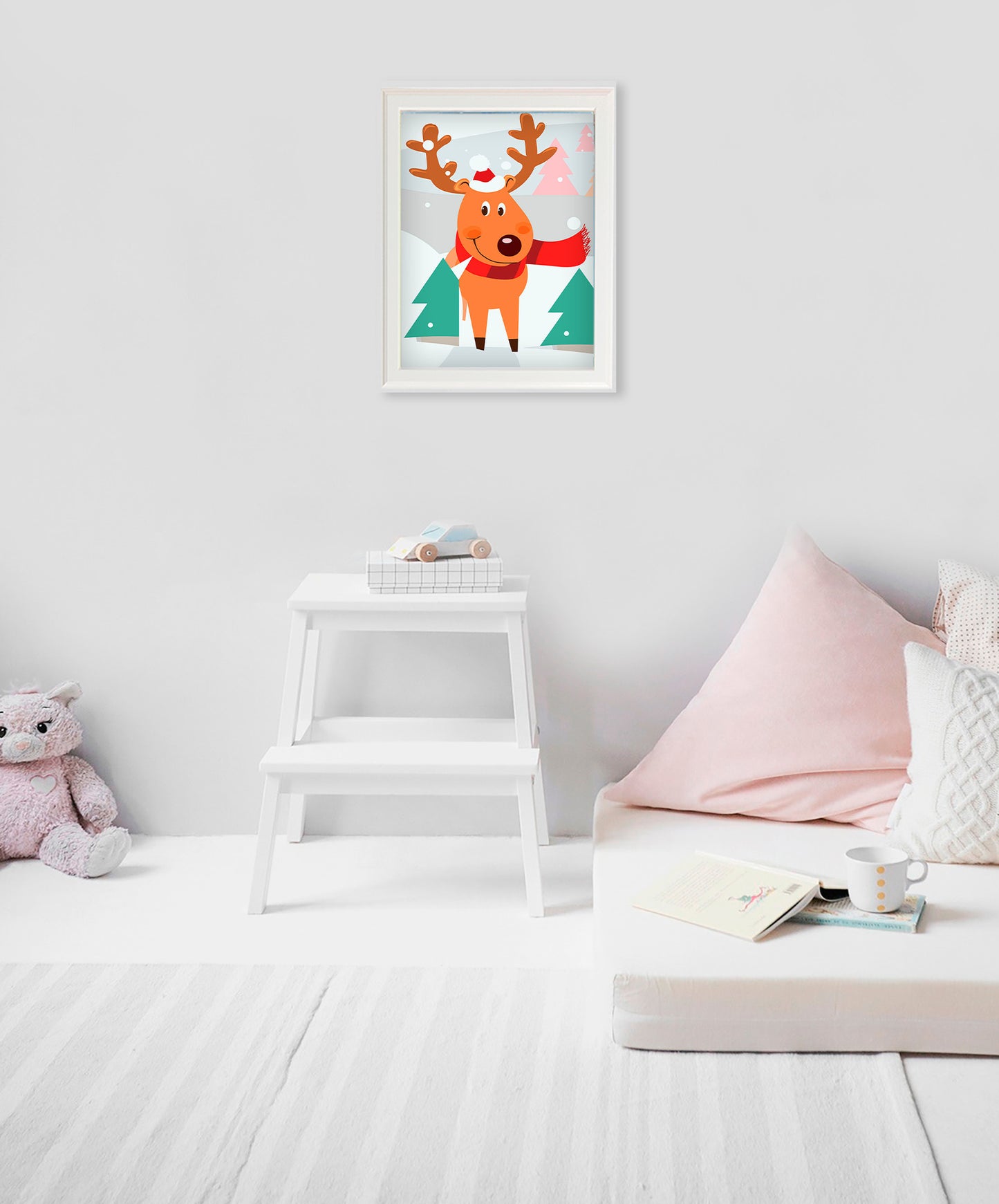 Painting by numbers - MC1091e - Christmas Reindeer Image 2