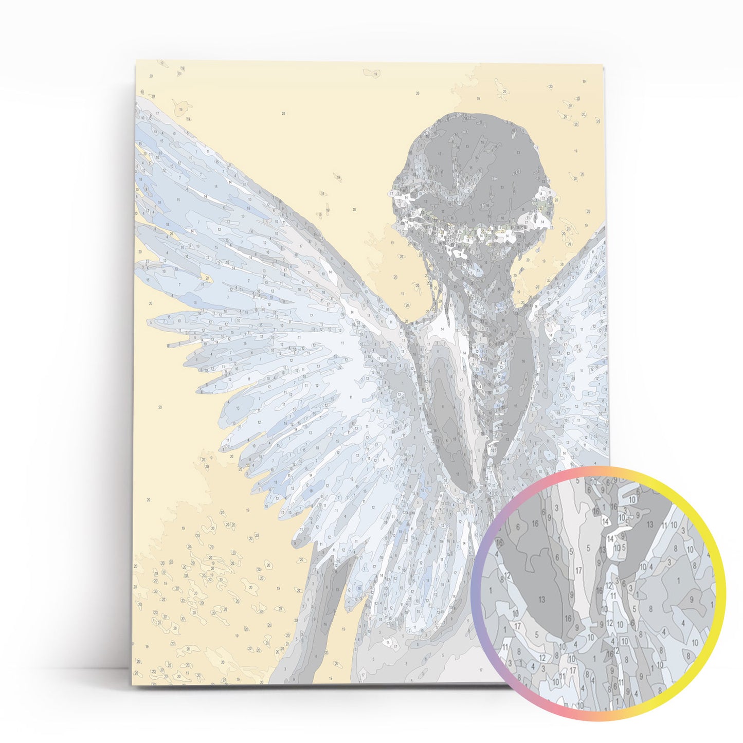 Painting by numbers - ME1157e - Guardian Angel Image 6