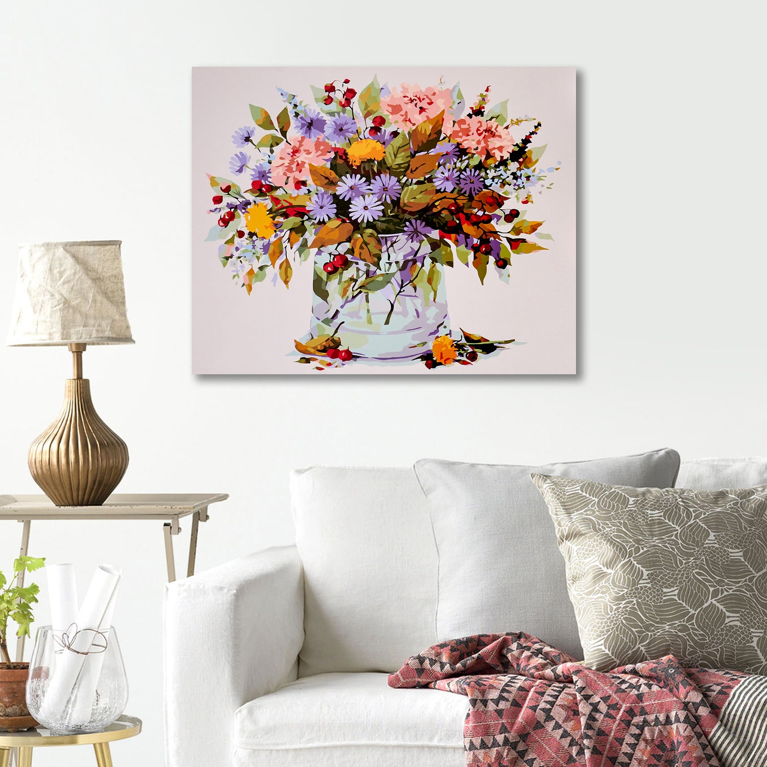 Painting by numbers - MG2186e - New Autumn bouquet Image 2