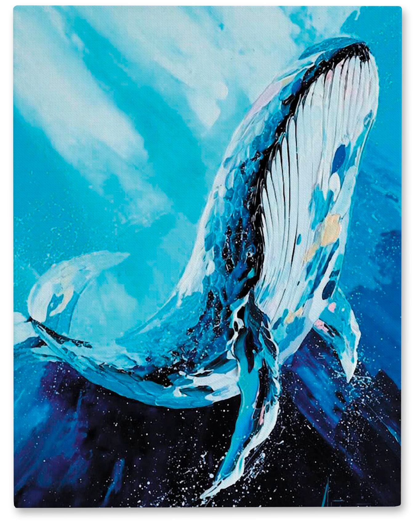 Painting by numbers - MG2437e - Majestic Whale Image 1