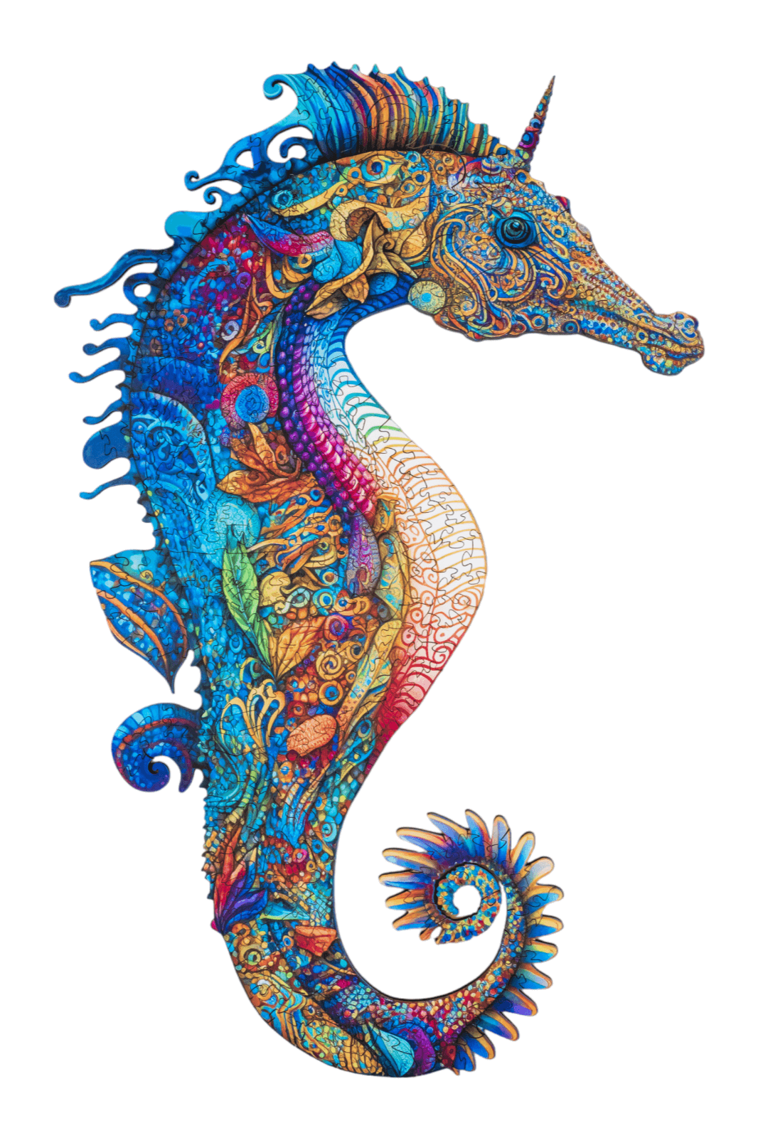 Wooden puzzles - PW020e - Sea Horse Image 3