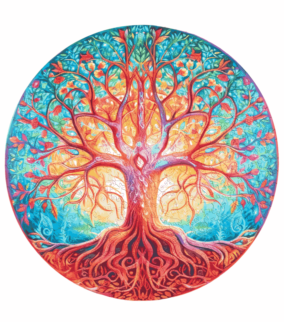 Wooden puzzles - PW024e - Tree of Life Image 3