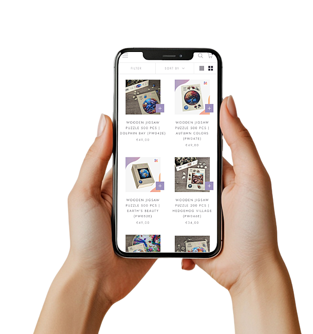 wooden puzzle page contacts image