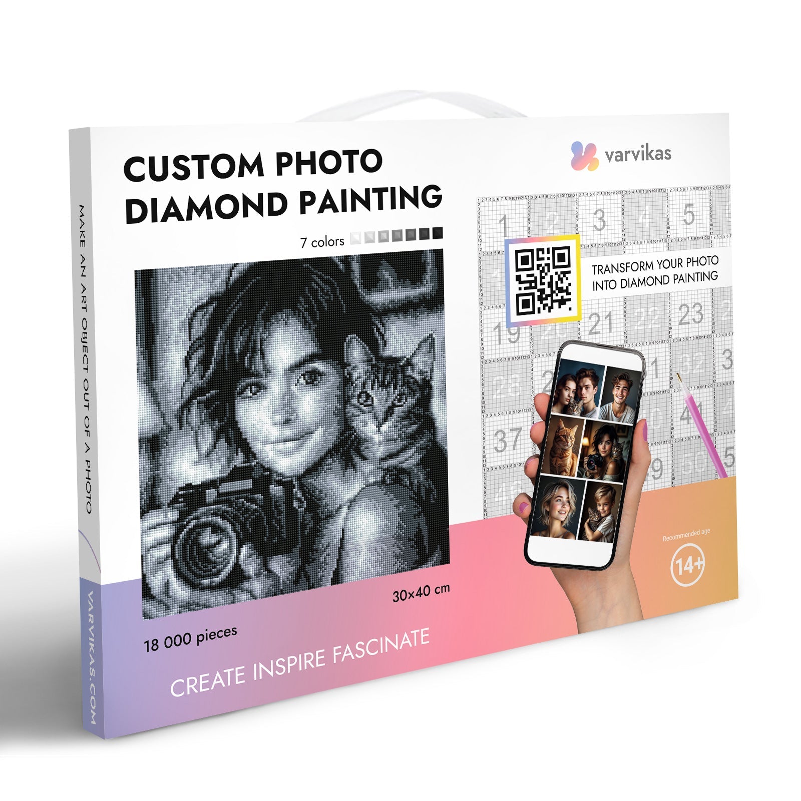 Custom Photo Diamond Painting (LECP01e) – Diamond painting | Varvikas.Shop