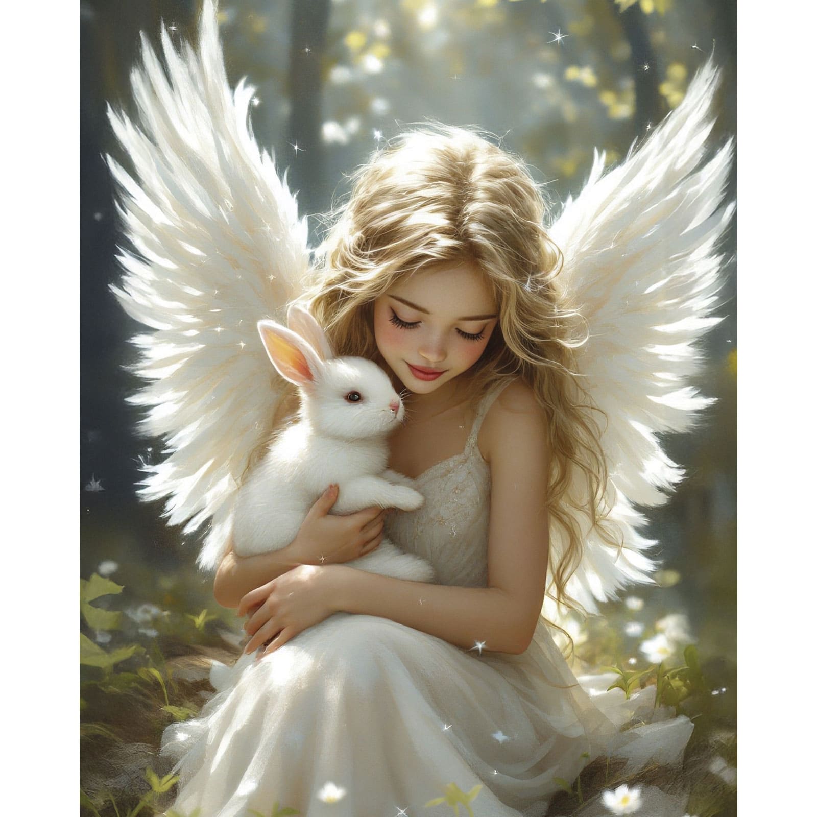 Diamond Painting - LG387e - Heavenly Friend – Diamond painting | Varvikas.Shop