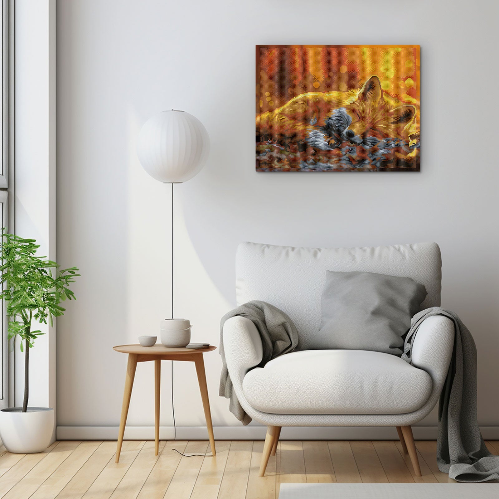 Diamond Painting - LG395e - Dreaming Foxling – Diamond painting | Varvikas.Shop