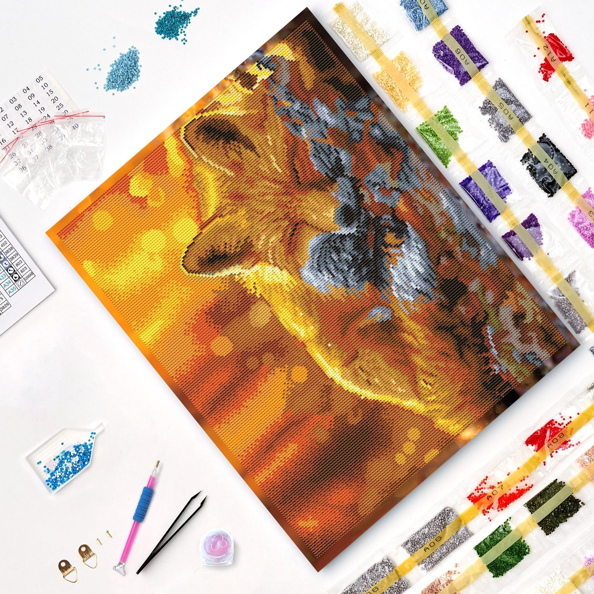 Diamond Painting - LG395e - Dreaming Foxling – Diamond painting | Varvikas.Shop