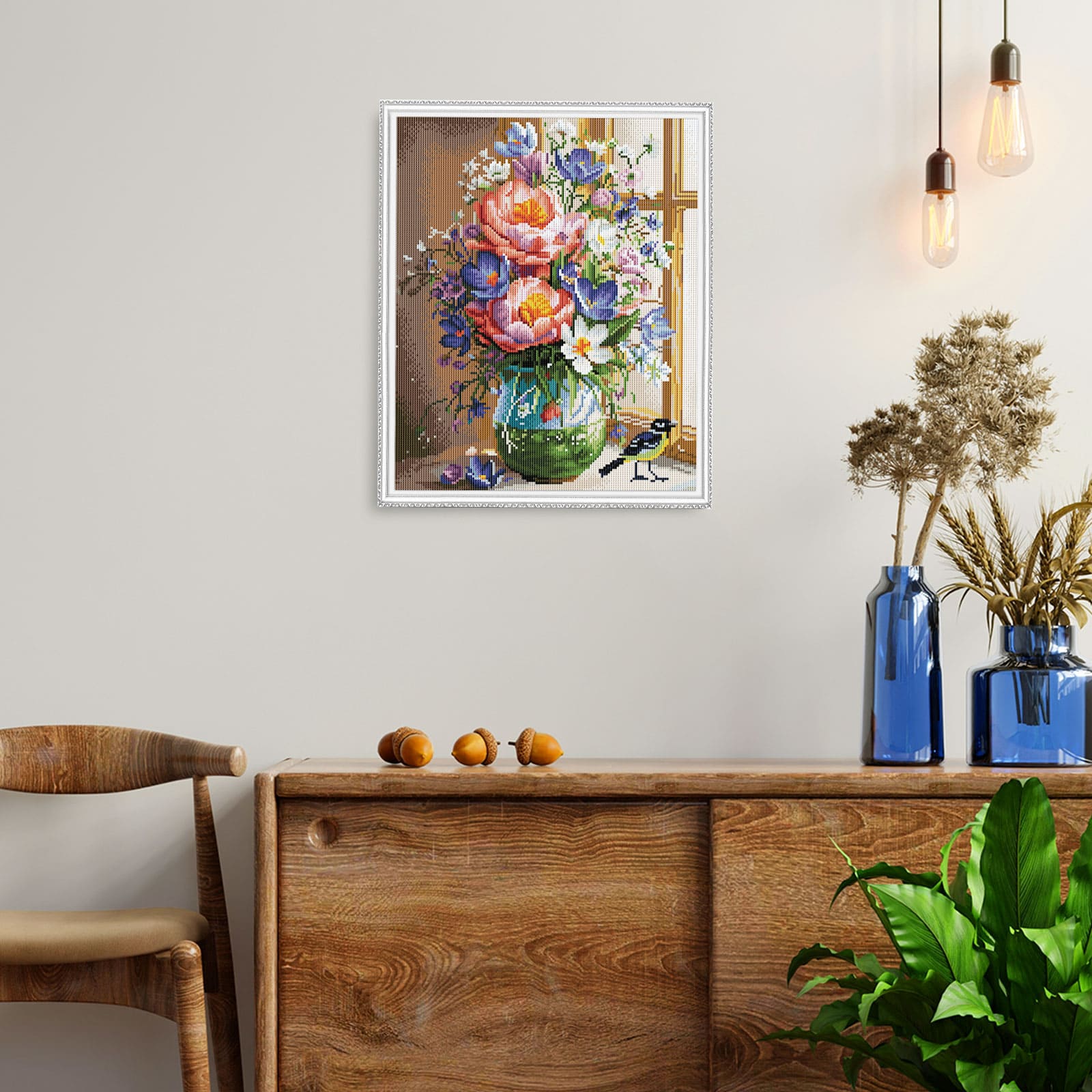 Diamond Painting - LG396e - Garden’s Breath – Diamond painting | Varvikas.Shop