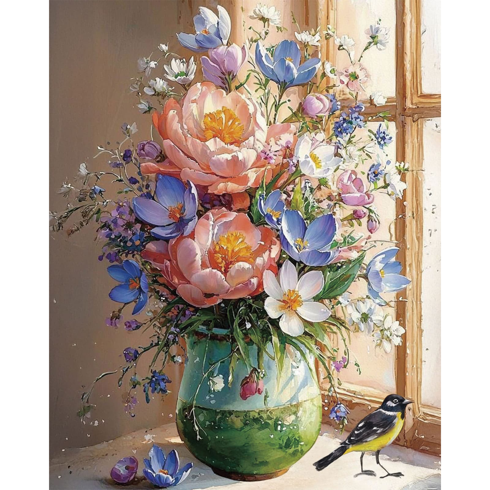 Diamond Painting - LG396e - Garden’s Breath – Diamond painting | Varvikas.Shop