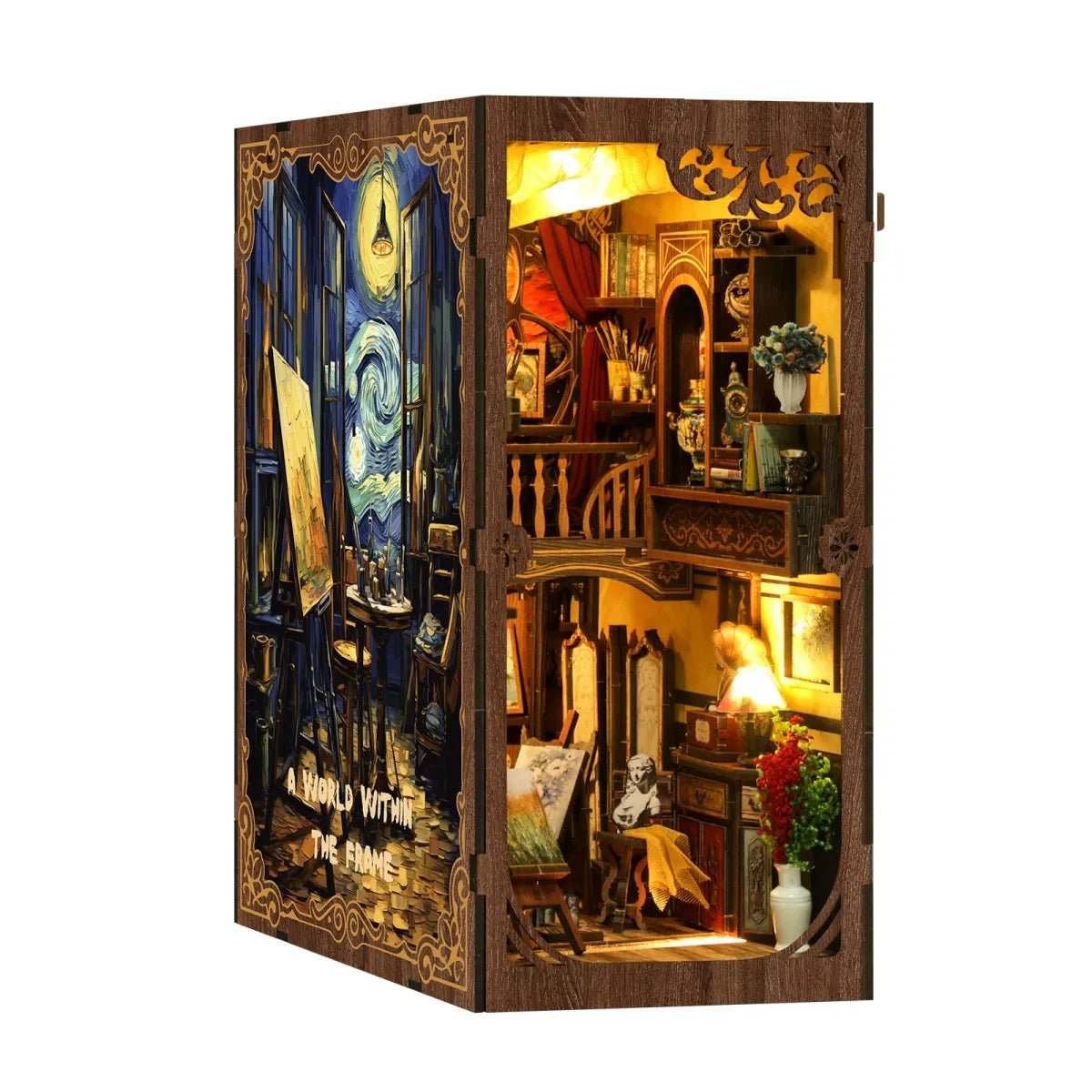 DIY Book Nook Kit (RoomBox), A World Within the Frame (BV02015) – Roombox | Varvikas