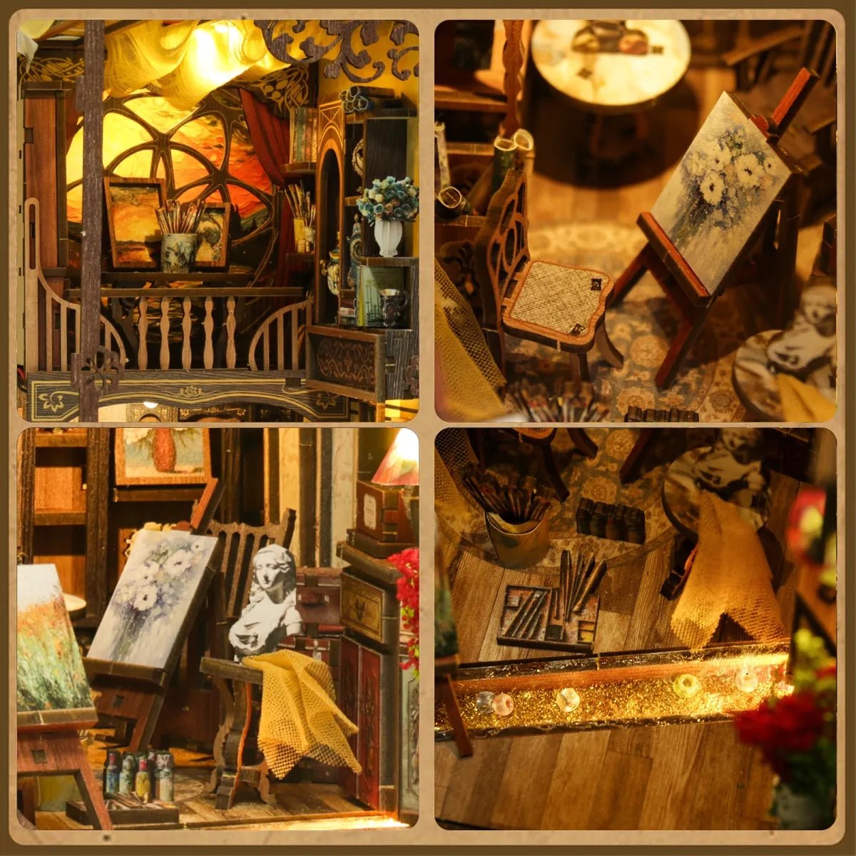 DIY Book Nook Kit (RoomBox), A World Within the Frame (BV02015) – Roombox | Varvikas