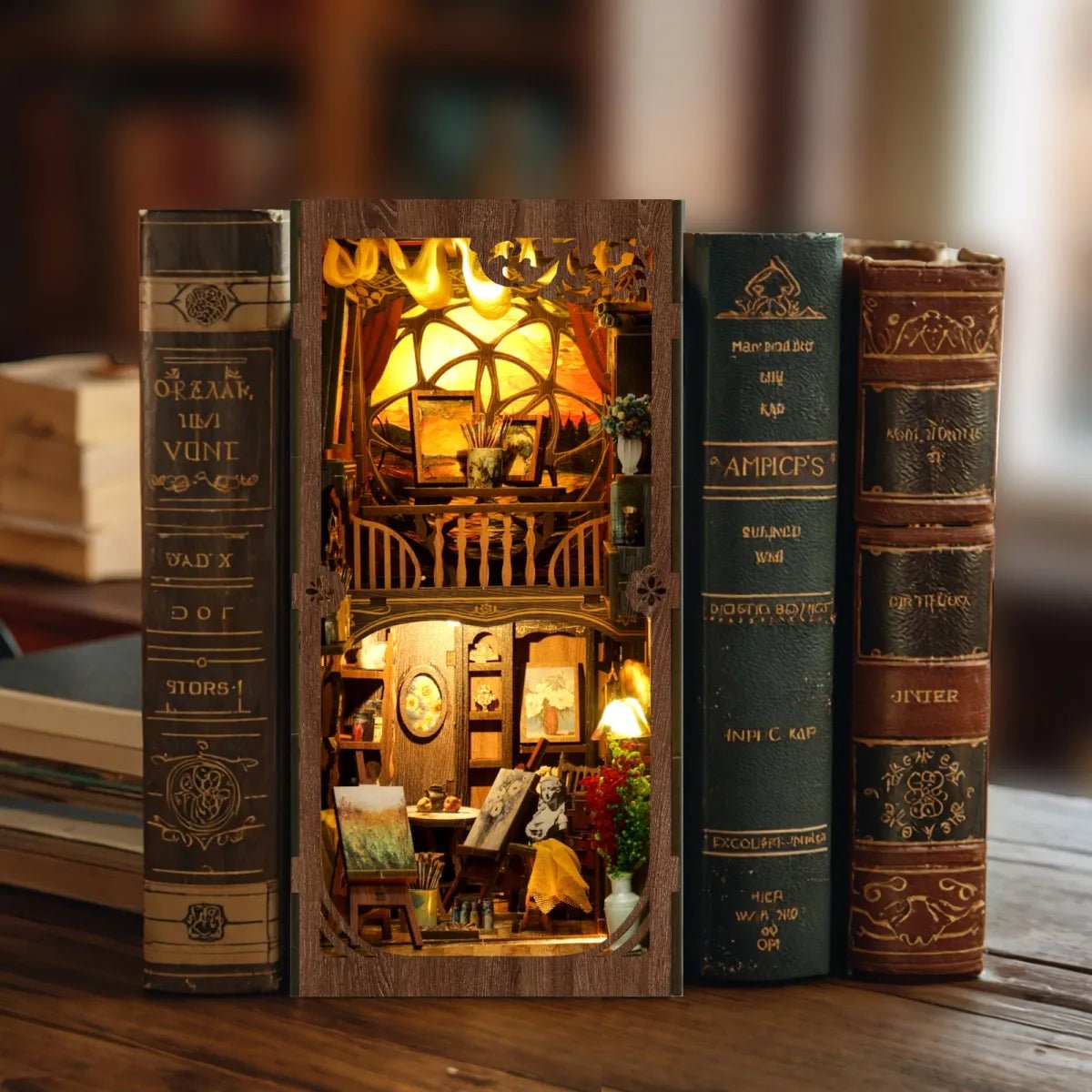 DIY Book Nook Kit (RoomBox), A World Within the Frame (BV02015) – Roombox | Varvikas