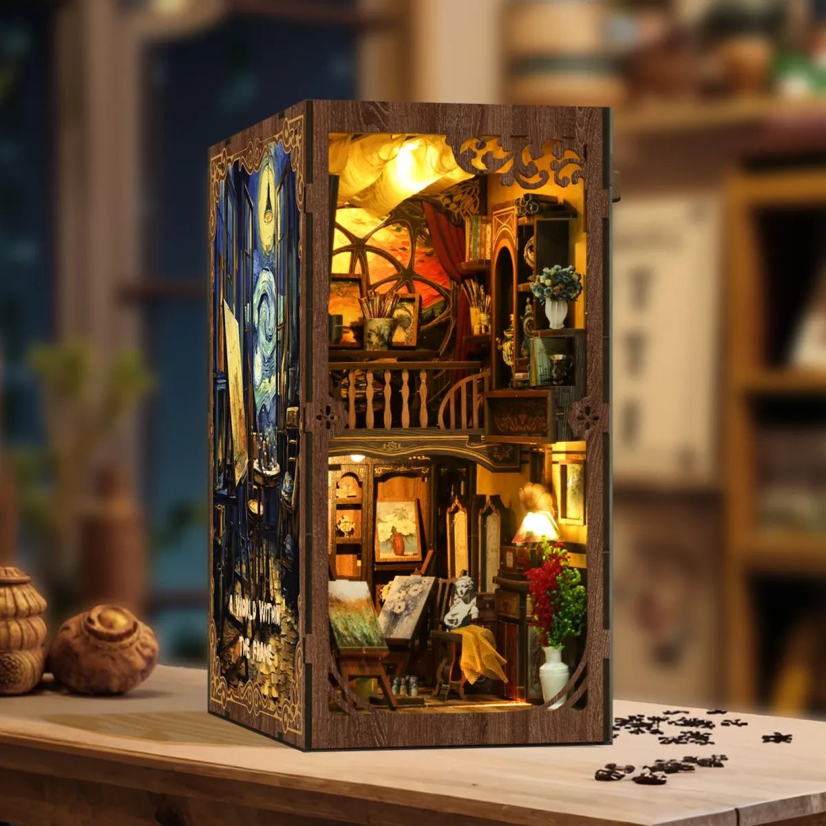 DIY Book Nook Kit (RoomBox), A World Within the Frame (BV02015) – Roombox | Varvikas