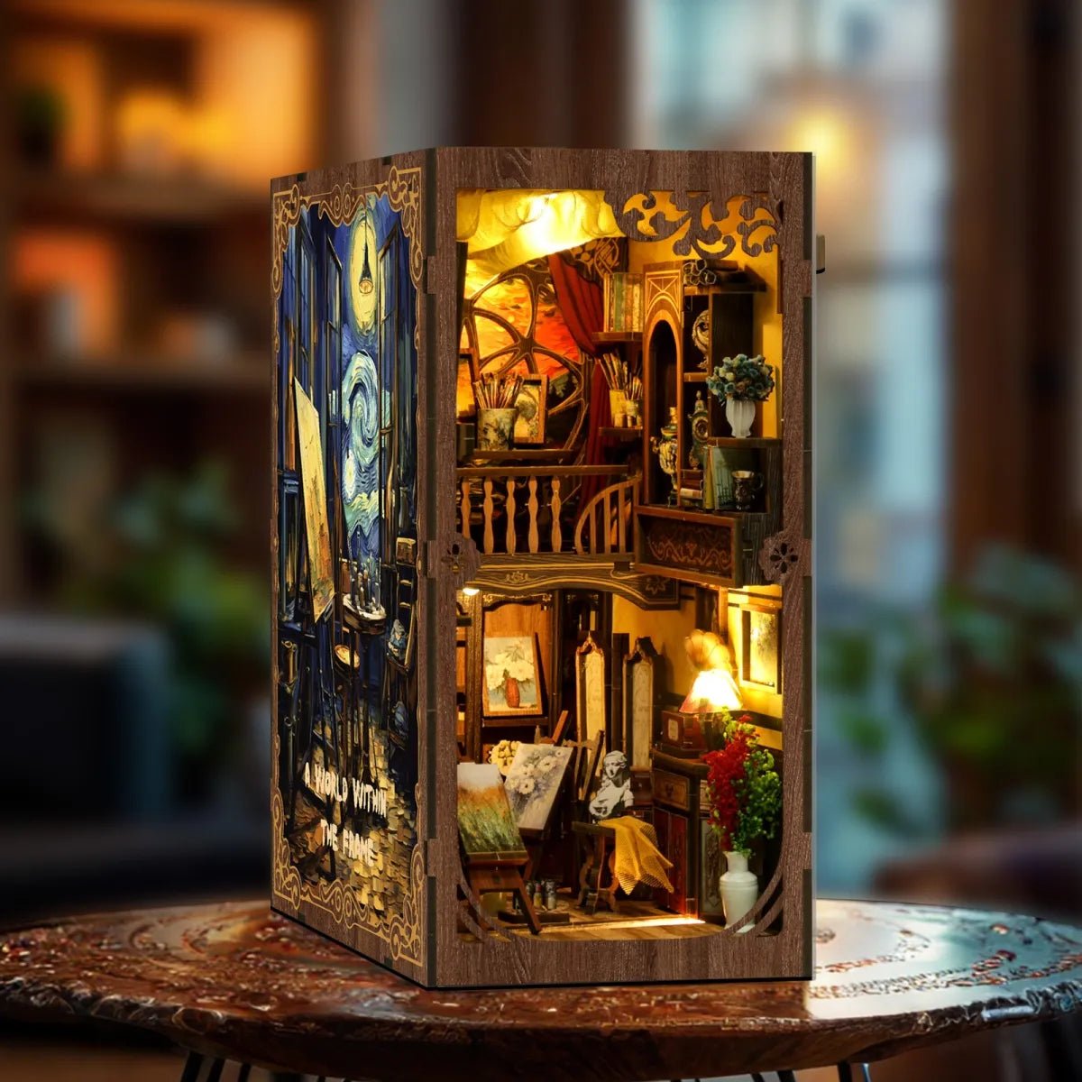 DIY Book Nook Kit (RoomBox), A World Within the Frame (BV02015) – Roombox | Varvikas