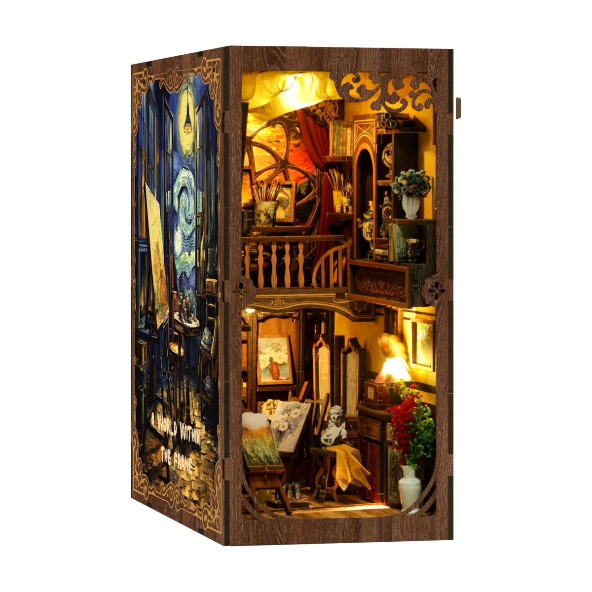 DIY Book Nook Kit (RoomBox), A World Within the Frame (BV02015) – Roombox | Varvikas