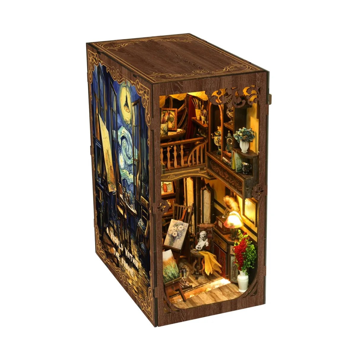DIY Book Nook Kit (RoomBox), A World Within the Frame (BV02015) – Roombox | Varvikas